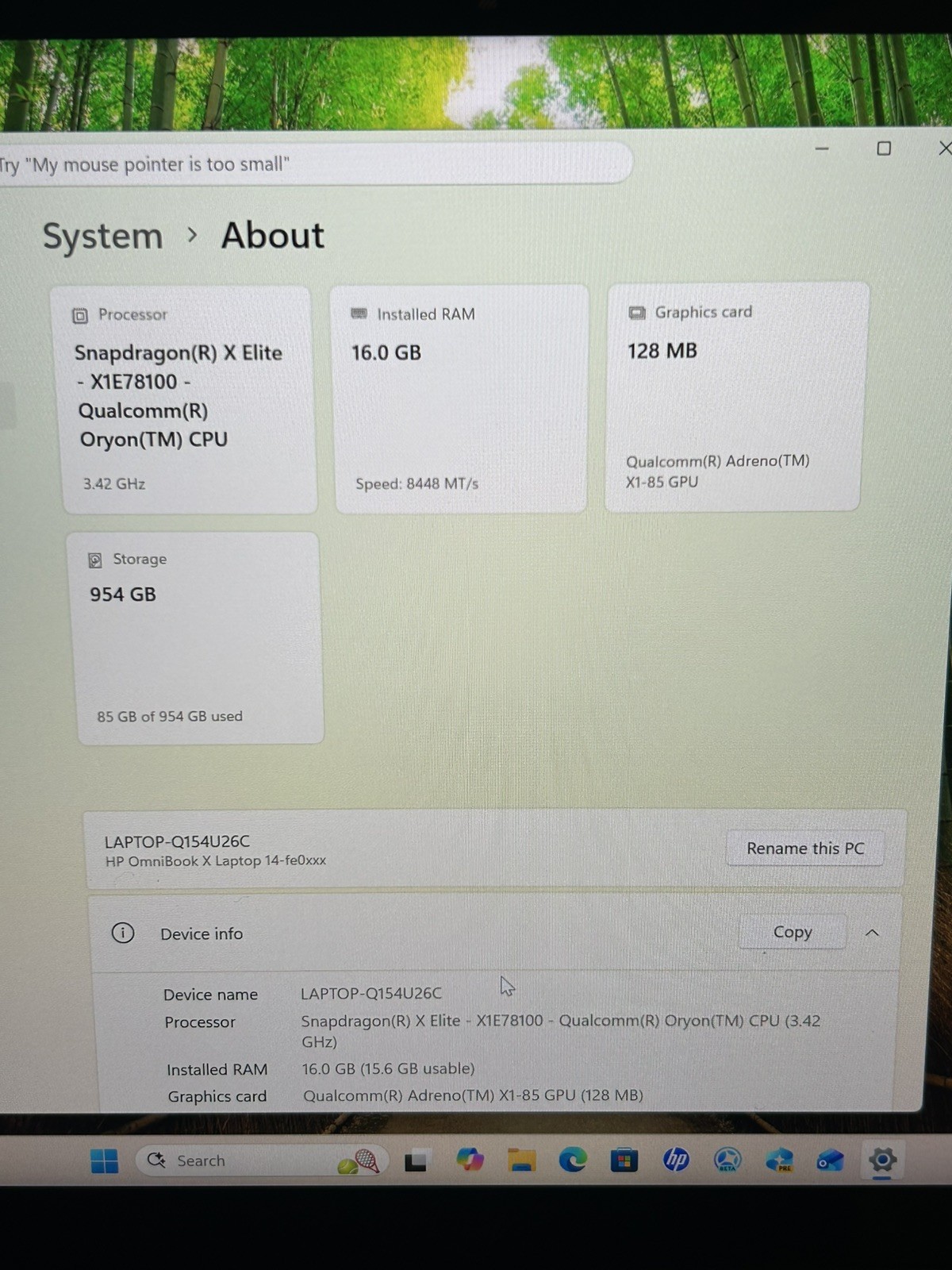 HP Omnibook X 14″ (14-fe0013dx) Laptop – Snapdragon X Elite, 16GB Ram, 1TB SSD