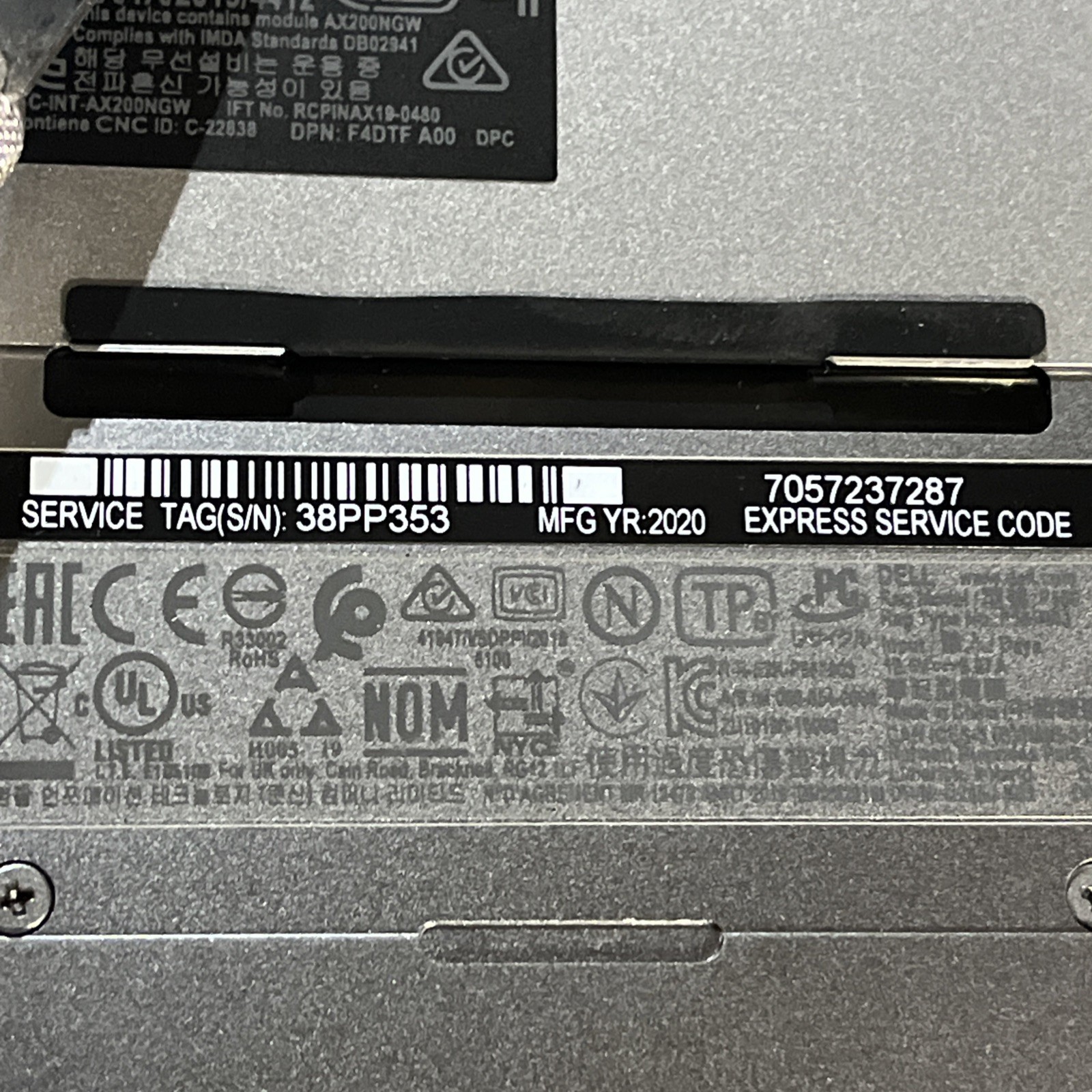 DELL PRECISION 5540 INTEL CORE I9-9880H 2.30GHZ 16GB RAM NO HD