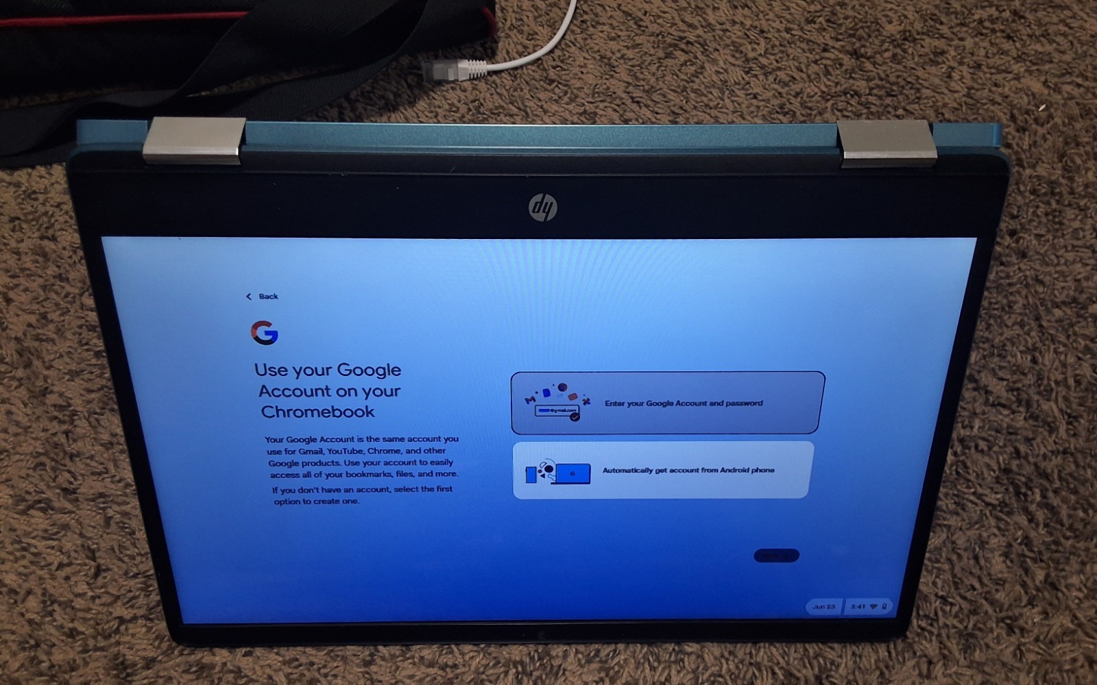 HP Chromebook x360 14” 64GB eMMC Intel Celeron N4020 1.1GHz 4GB RAM TOUCHSCREEN