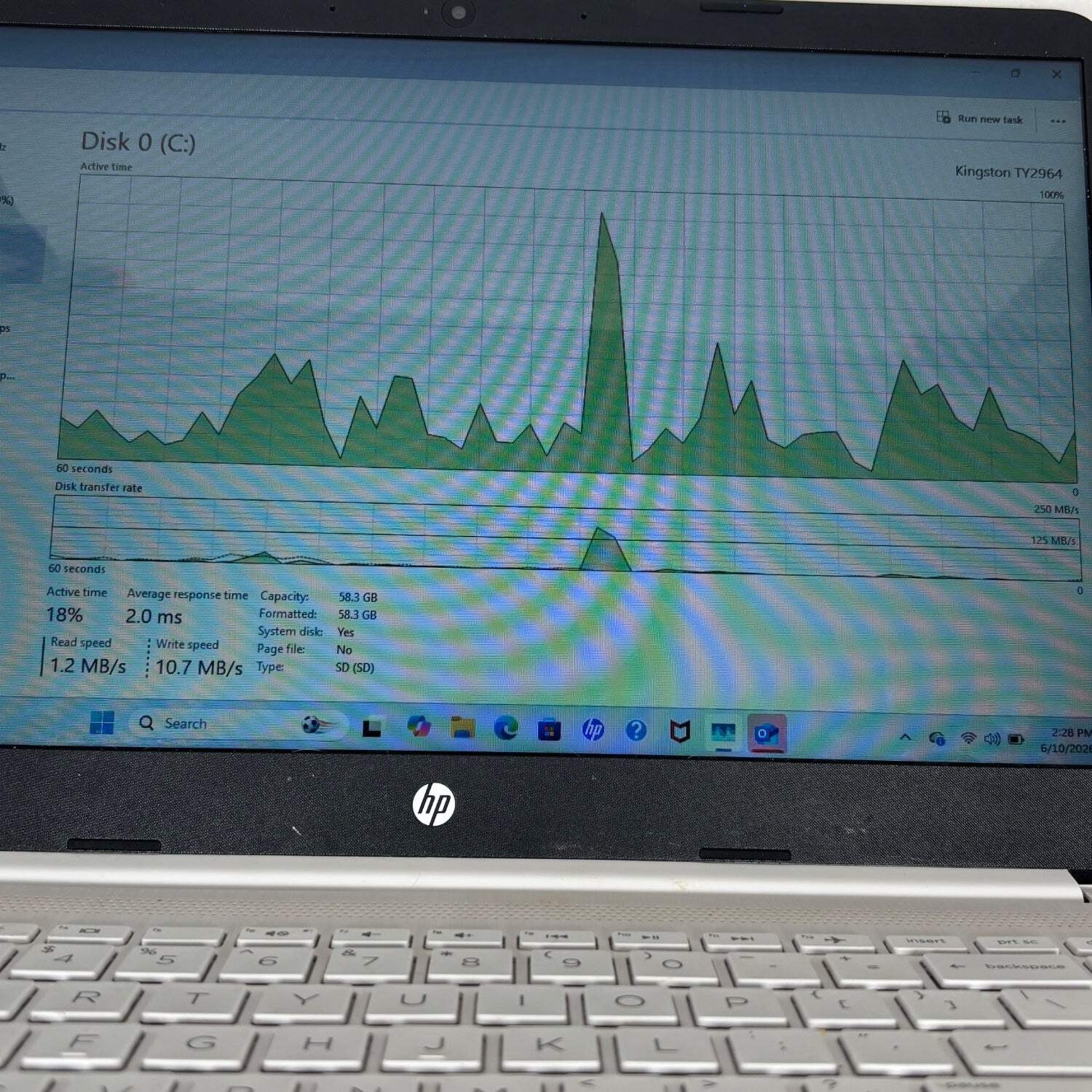 HP Laptop 14-DQ0052DX Celeron N4120 4GB RAM 64GB