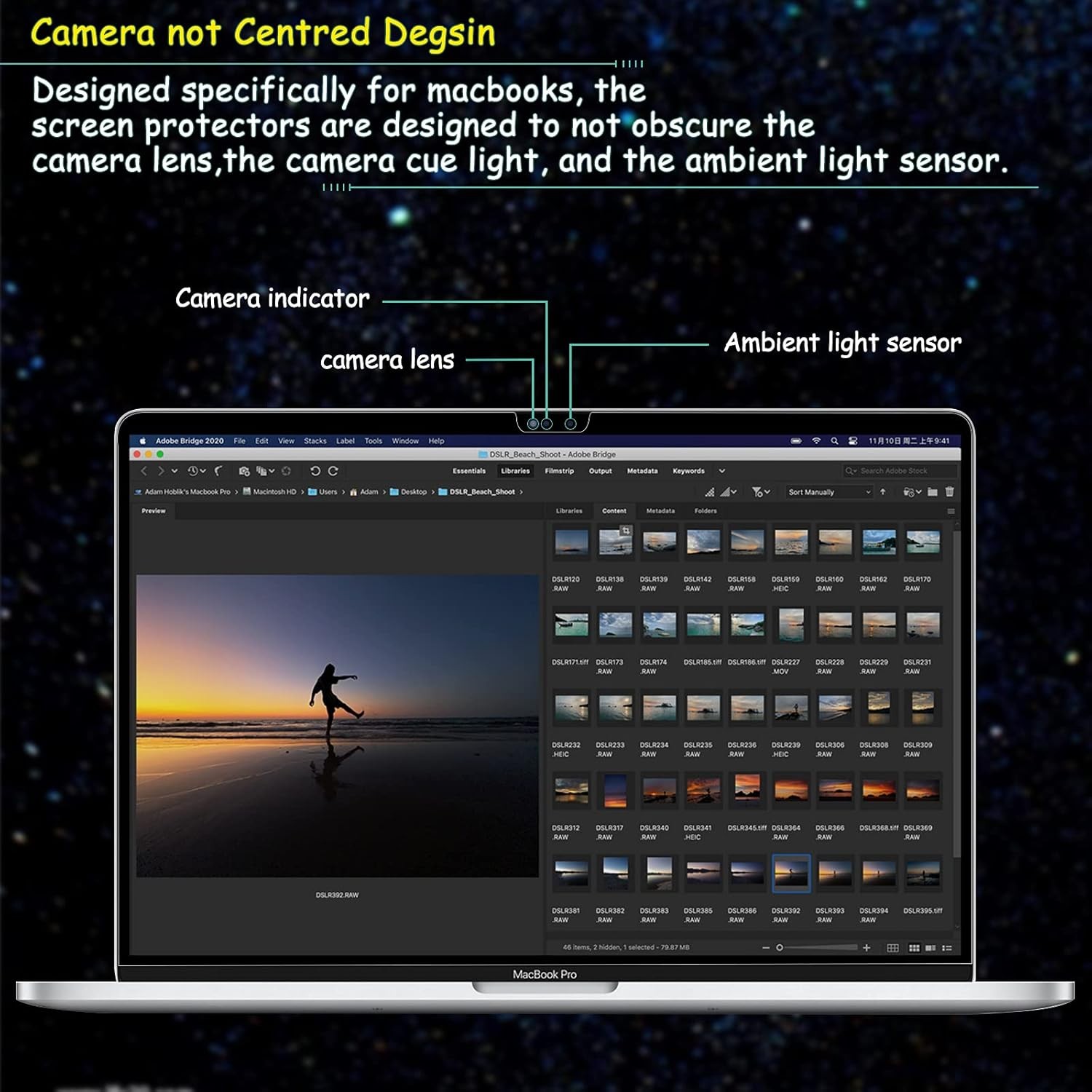 Macbook Pro 13 Anti-Glare Anti-Blue Light Screen Protector Filter, Eye Protectio