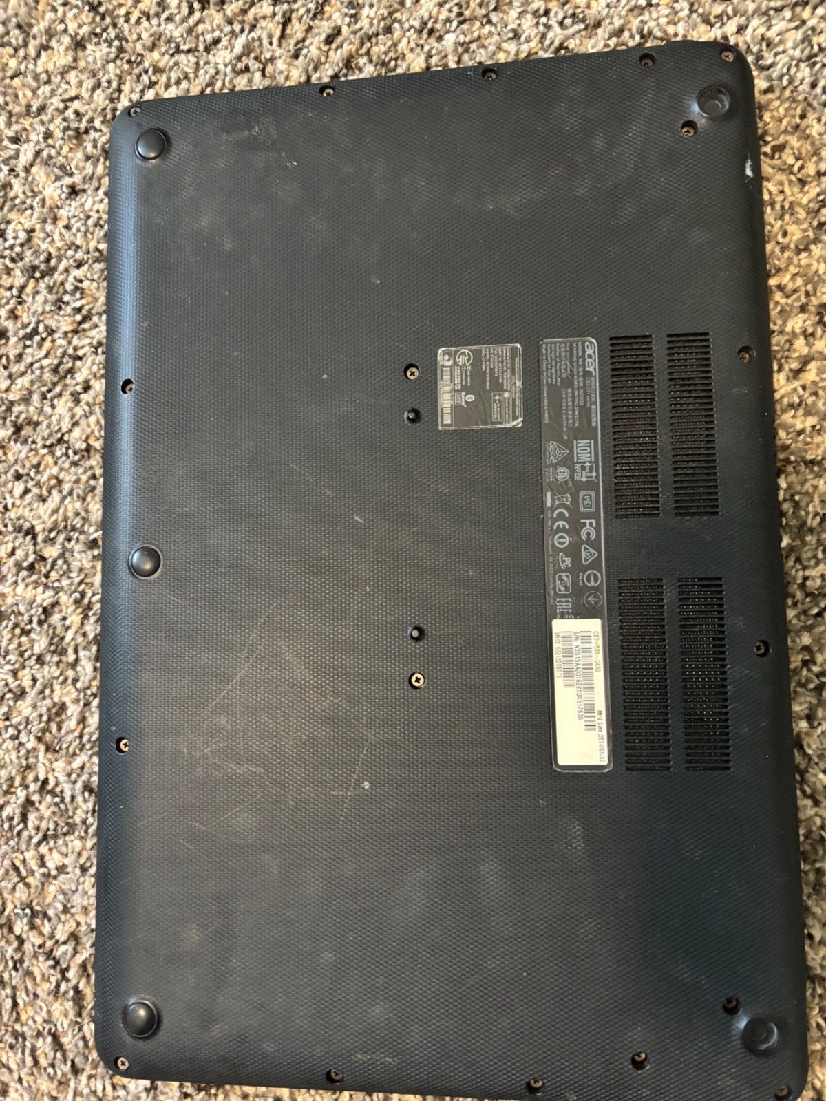 acer chromebook laptop – space gray – CB3 531 series