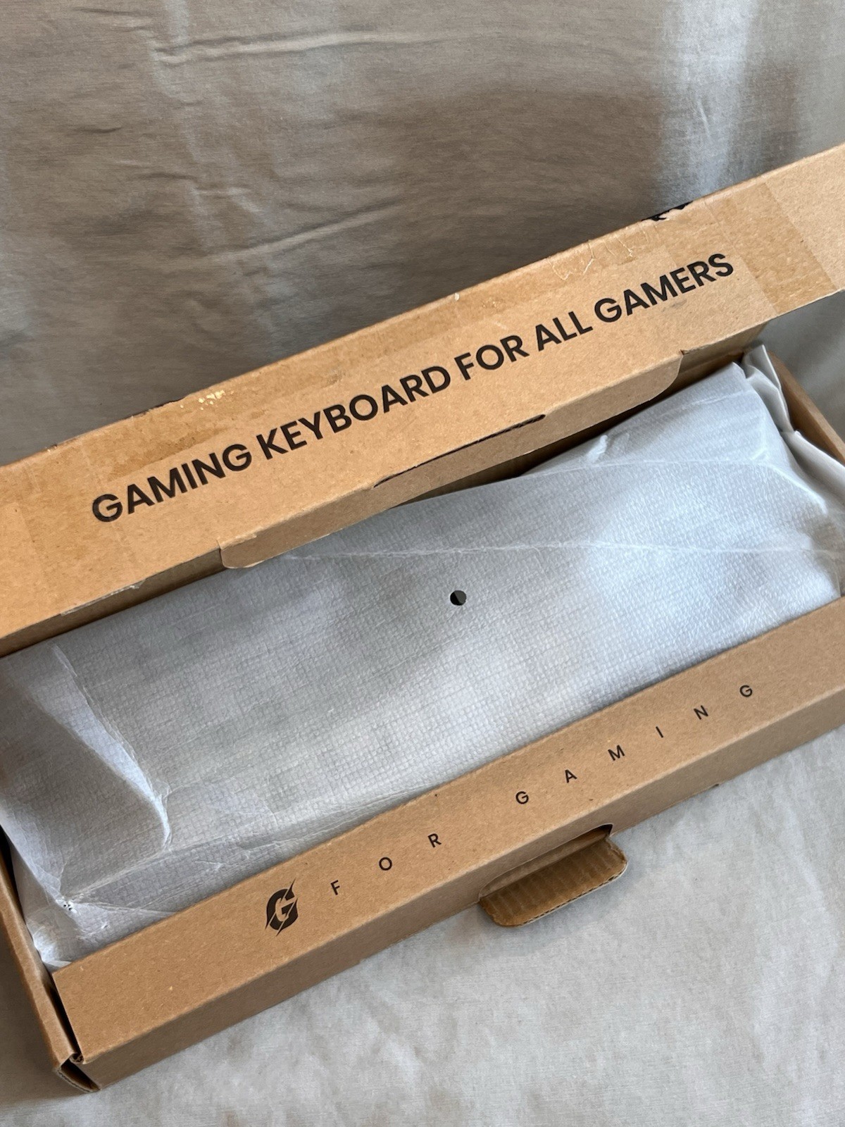 GEODMAER 65% Gaming Keyboard Wired Compact Mechanical Feel Open Box New