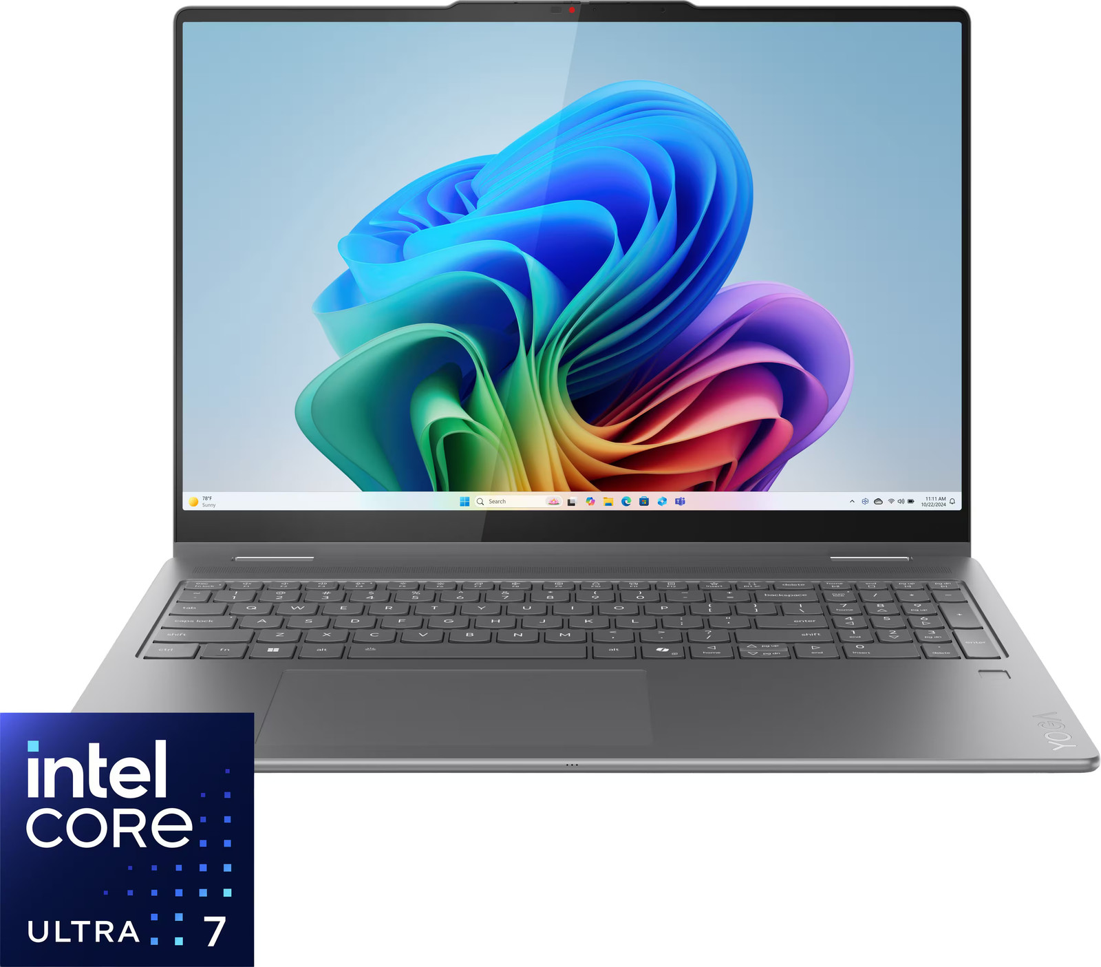 Lenovo – Yoga 7i 2-in-1 16 in 2K Touchscreen – Processor Core Ultra 7 256V