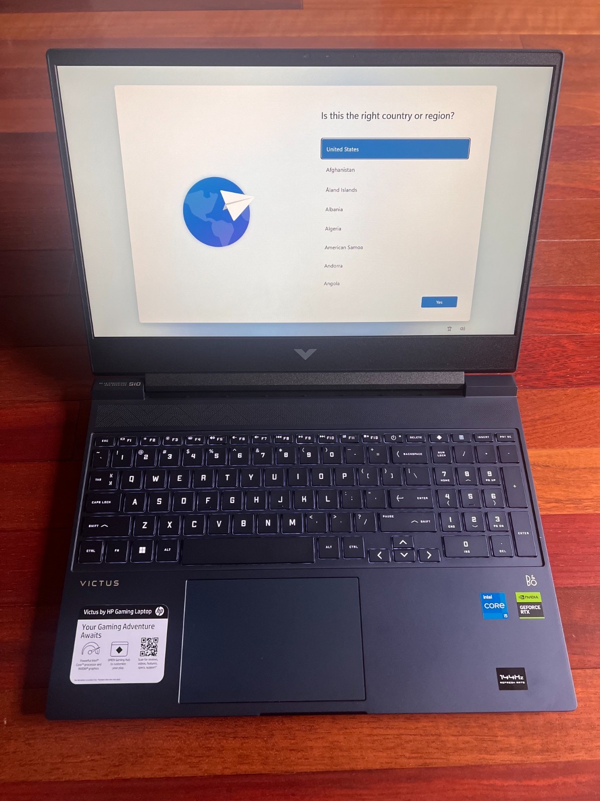 HP Victus 15.6″ FHD 144Hz Intel i5-12450H 32GB RAM 1TB SSD RTX 3050 Win11H Blue