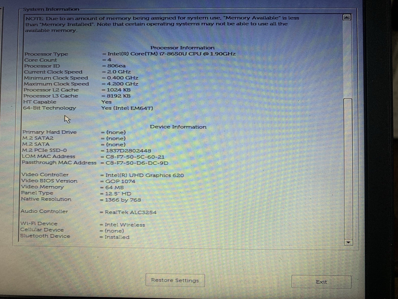 Dell LATITUDE 5290 Laptop | i7-8650U @ 1.90GHz 16GB RAM 512GB SSD #2
