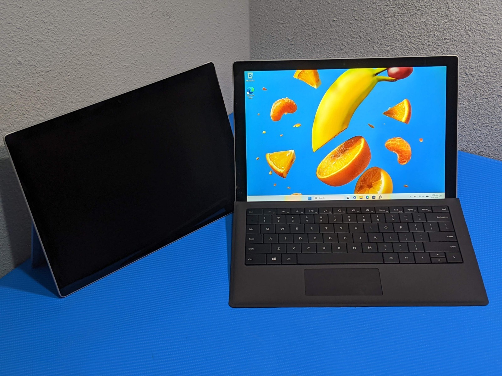 LOT of 2 MS Surface Pro 1796 12.3″2736×1824 TOUCH i7-7 2.5GHz 16GB 512GB SSD 11P