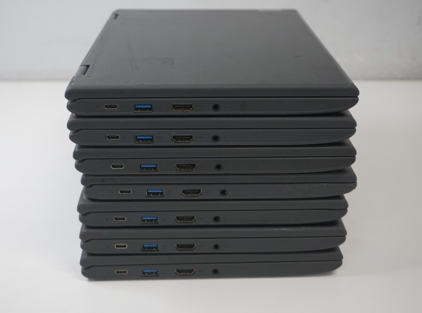 Lot of 7 Lenovo 300e 2nd Gen N4100@1.10GHz 4GB RAM 64GB NO OS Cosmetic Flaws