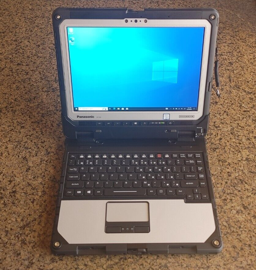 Panasonic Toughbook CF-33 w/ Keyboard – 8GB RAM 1TB SSD i5 7300U Office 2019 Pro