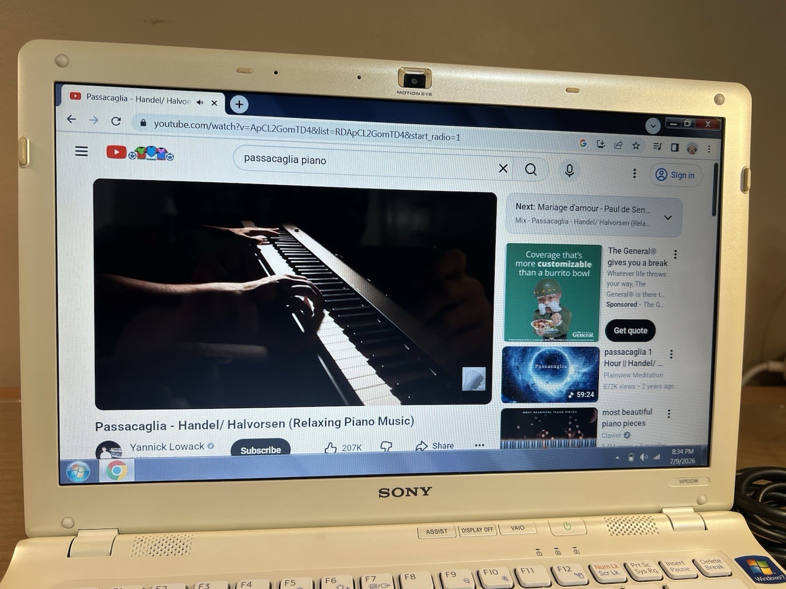 Sony VAIO VPCCW29FX 14” i5 2.53GHz 4GB 500GB Win7 Pro GeForce 310M Tested