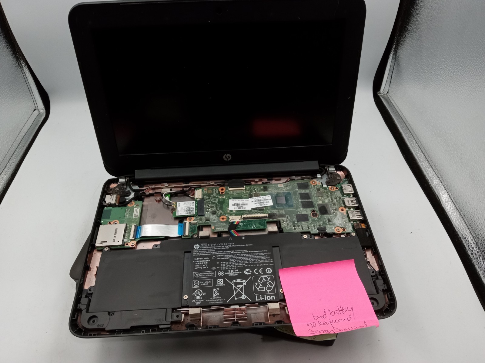 Lot of 10 – HP Chromebook 11 G3 G4 G5 11″ Laptop -FOR PARTS -VARIOUS ISSUES -RR