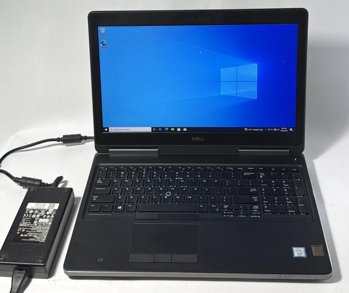 Dell Precision 7510 15” Intel Xeon E3-1505M 16gb Ddr4 Nvidia M2000M No Battery