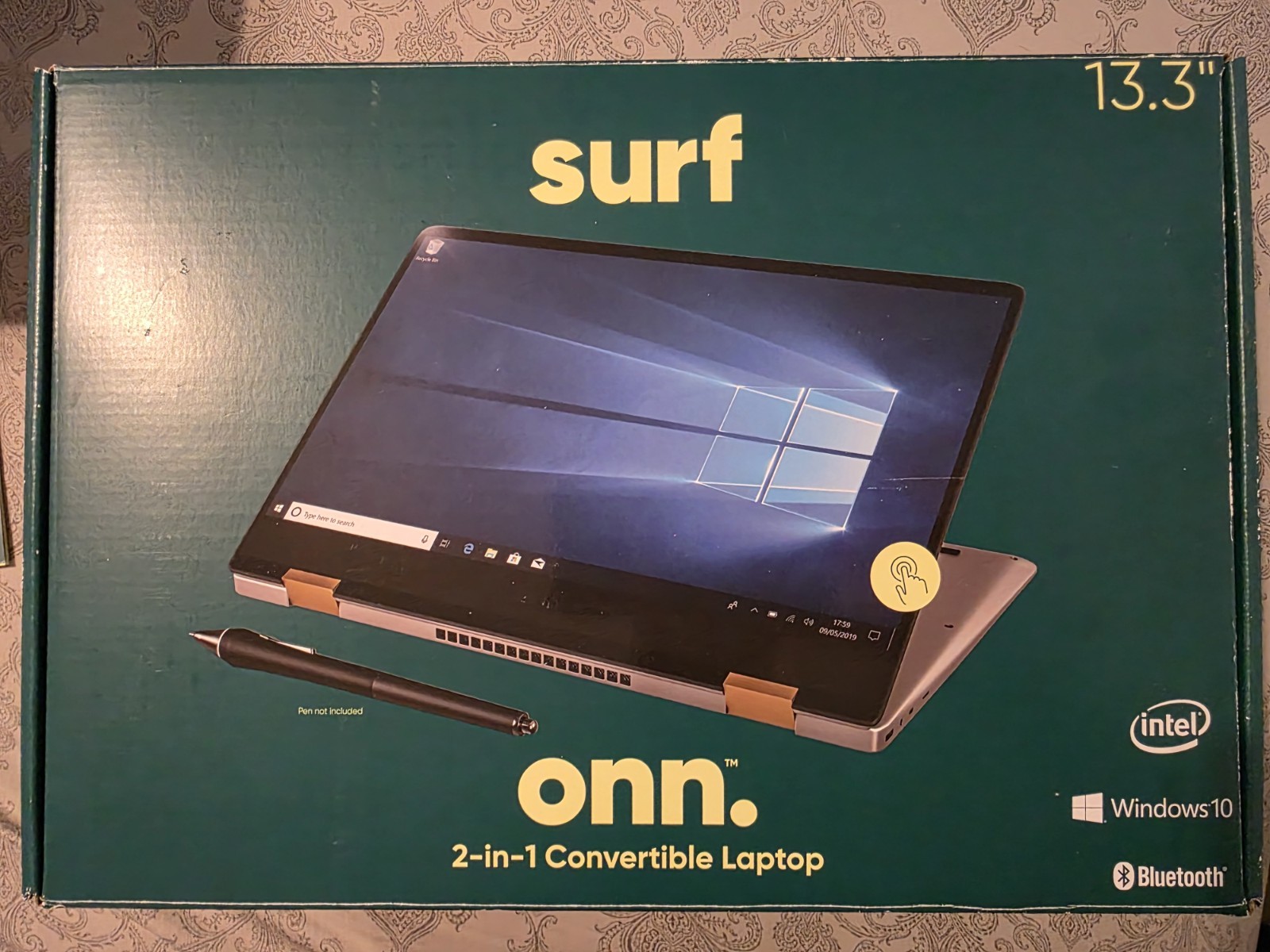 Onn 13.3″ 2-1 laptop – Tablet, i3, 4GB Ram, Touch Screen 128 SSD,1920 x 1080p