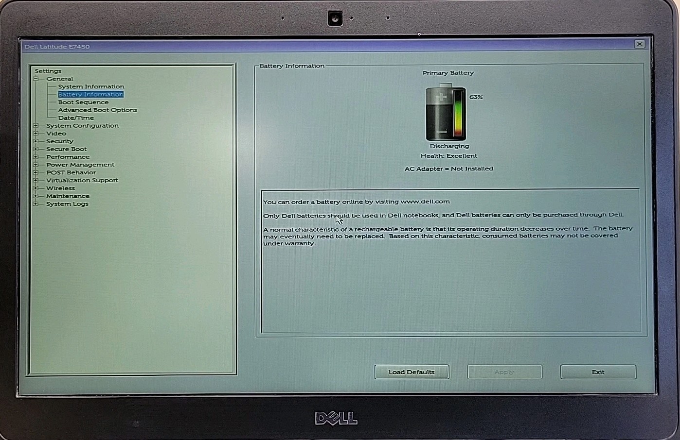 Dell Latitude E7450, Intel Core i7-5600U @ 2.6GHz, 16GB RAM, NO SSD, NO OS