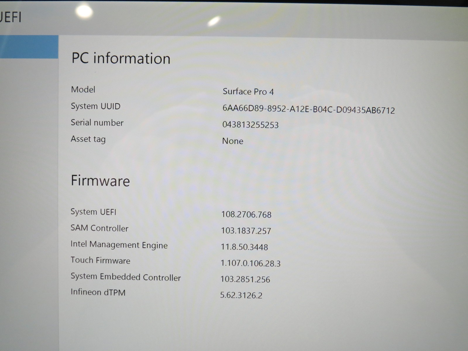 Microsoft Surface Pro 4 i7-6650U@2.2GHz 8GB RAM 12″ 256GB HD No OS/AC
