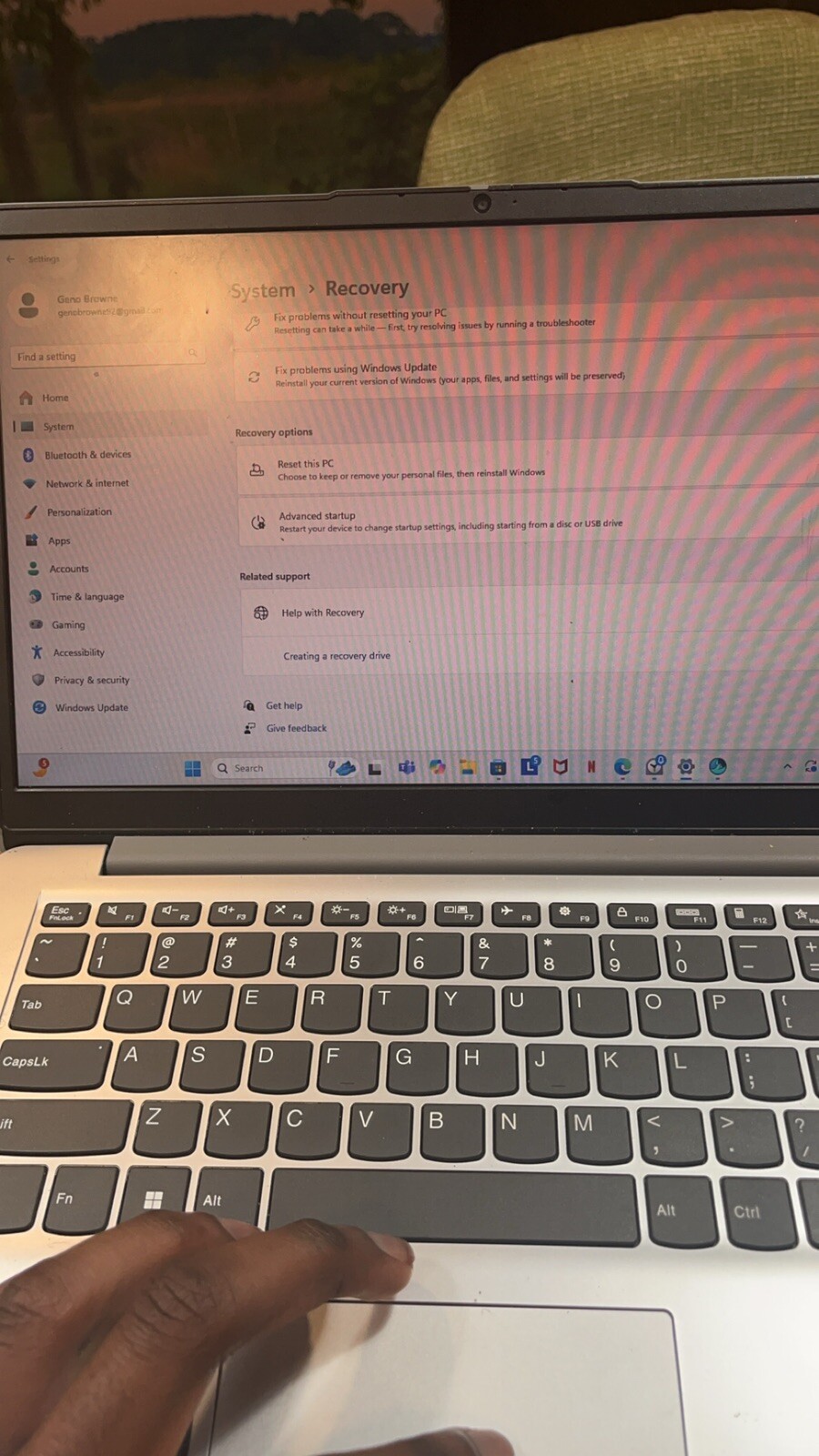 Lenovo IdeaPad 3 Chromebook 15.6” (128GB eMMC Intel Pentium Silver N6000 1.1GHz