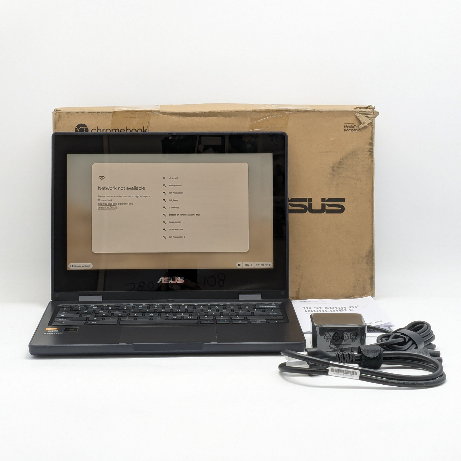 ASUS Chromebook CZ11 Flip 11.6″ MediaTek Kompanio 520 8GB RAM 32GB ChromeOS