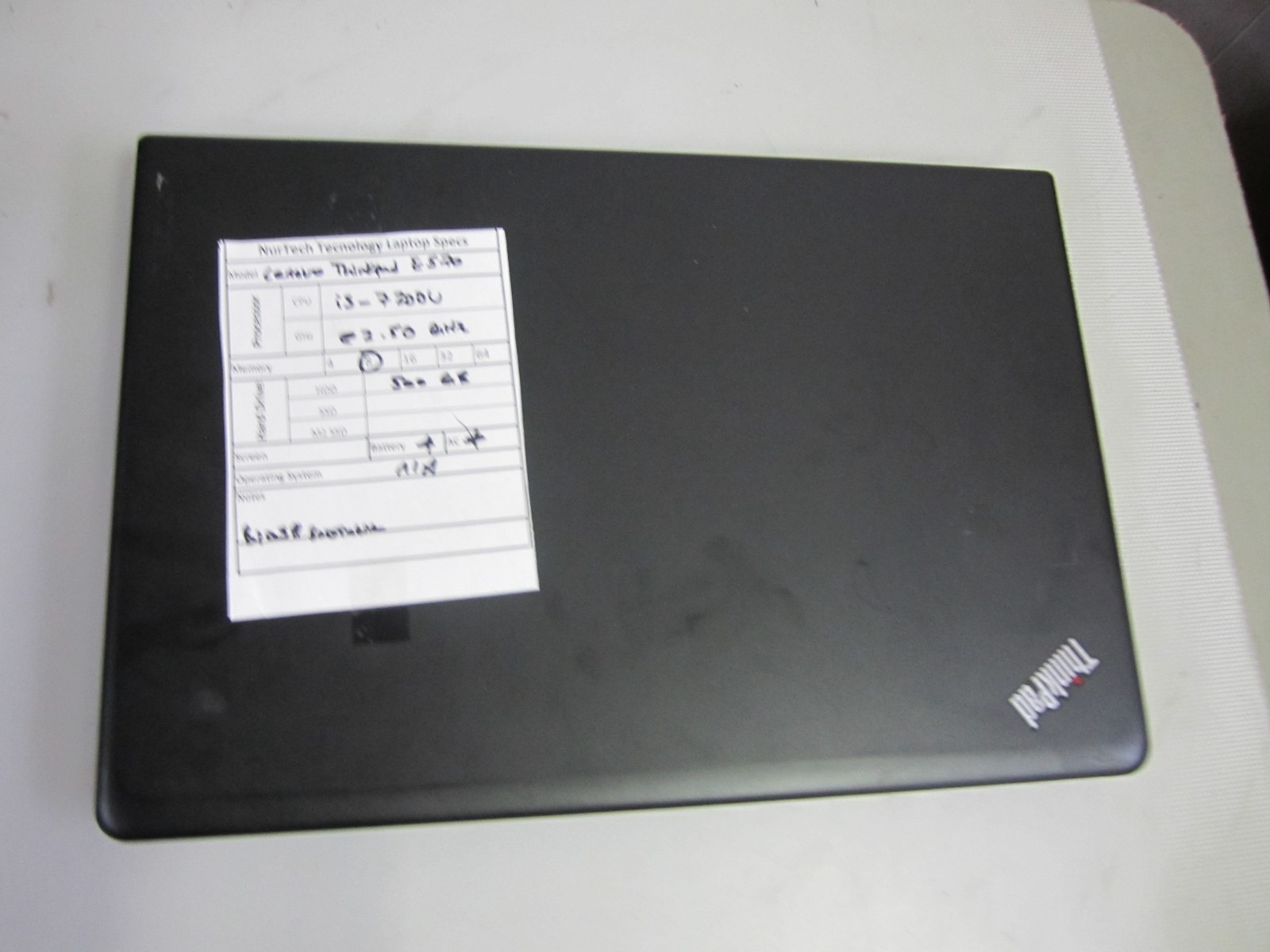 Lenovo ThinkPad E570 15.6″ i5 7200U 2.50GHZ 8GB 500GB Laptop w/ AC *BIOS*