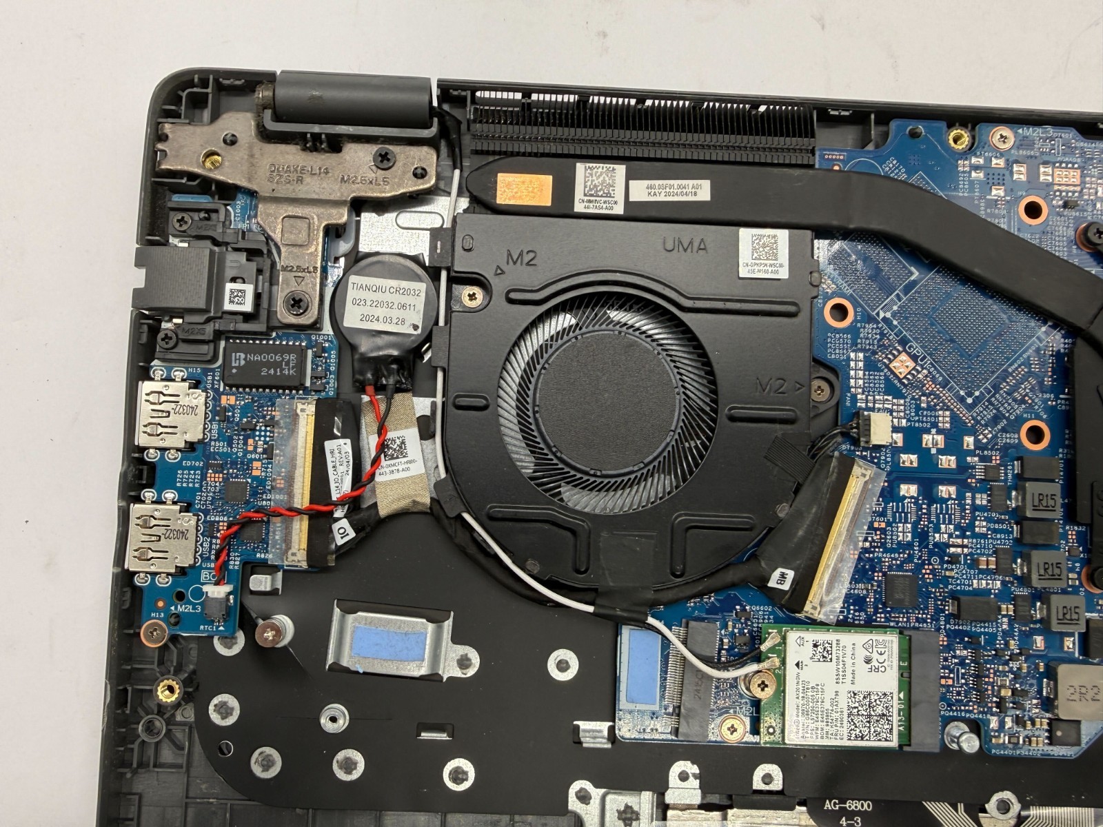 Dell Latitude 3450 i5-1335U NO RAM/OS/SSD/AC/BAT MISSING BACK COVER PARTS