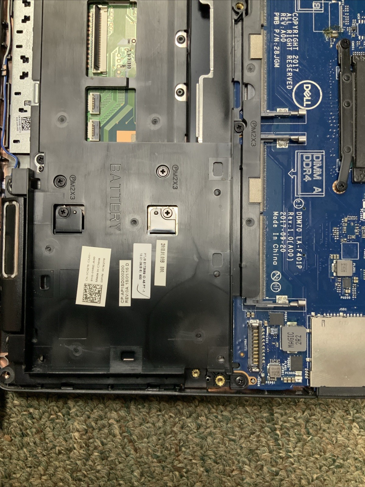 Dell Latitude 5490 Laptop Parts Bundle All As Is JPC2