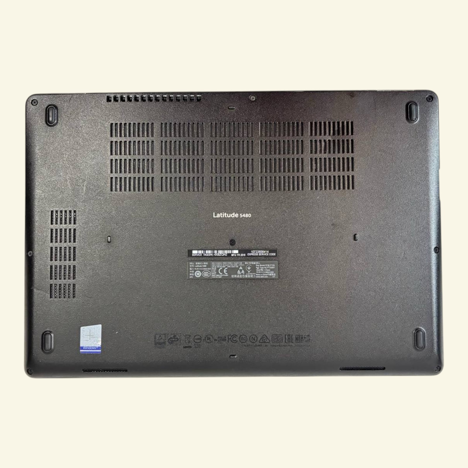 Dell Latitude 5480 i5-6300U 8GB RAM 256GB SSD Windows 11 Pro #136