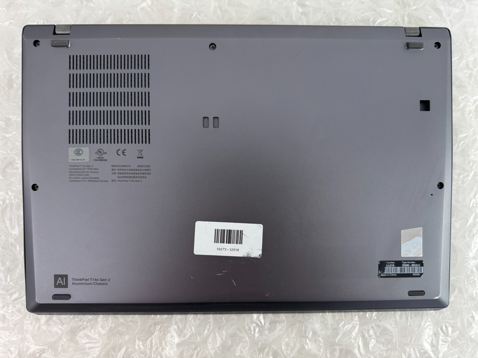 Lenovo ThinkPad T14s Gen 2 i7-1185G7 16GB 256GB 14″ FHD Win 11 Pro Laptop