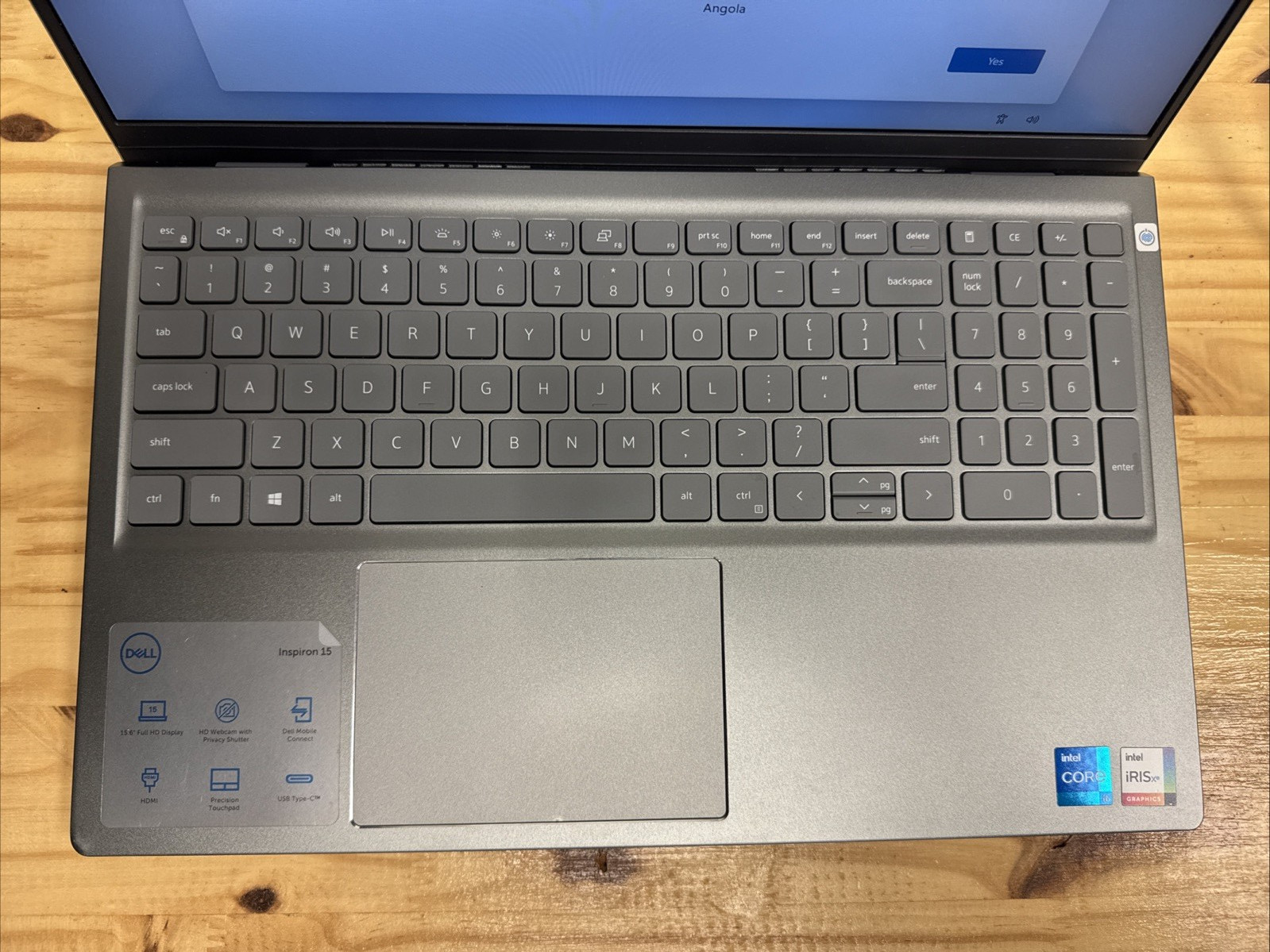 🚫🎹 Dell Inspiron 15 5510 Intel i5-11320H 3.2GHz 16GB RAM 256GB SSD W11H (-160)