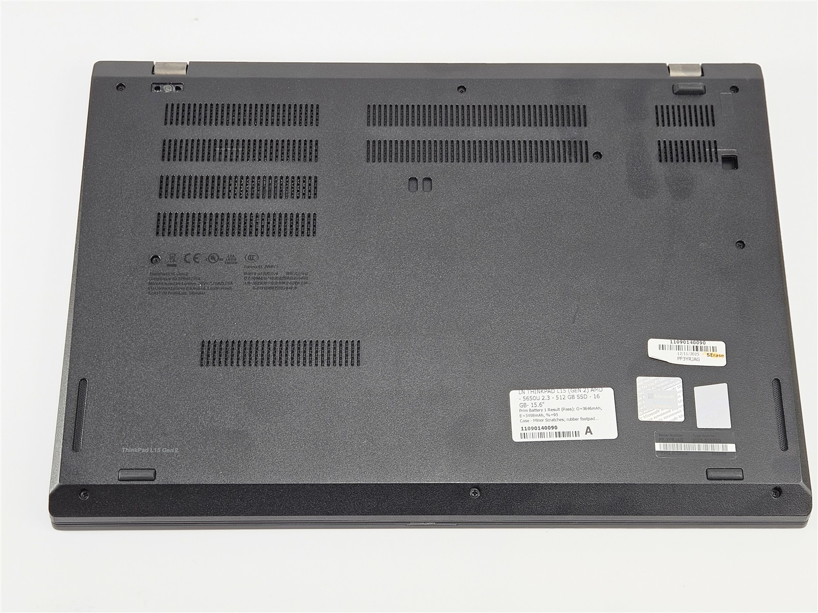 Lenovo ThinkPad L15 Gen 2 15.6″ 16GB 512GB SSD AMD Ryzen 5 Pro 5650U