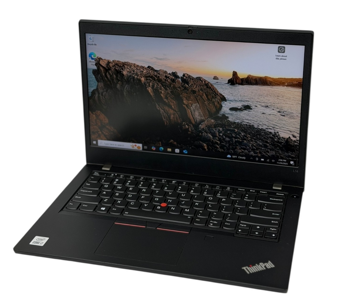 Lenovo ThinkPad L14 Core i7 10510U 16GB RAM 512GB SSD Win 11 Pro Touchscreeen