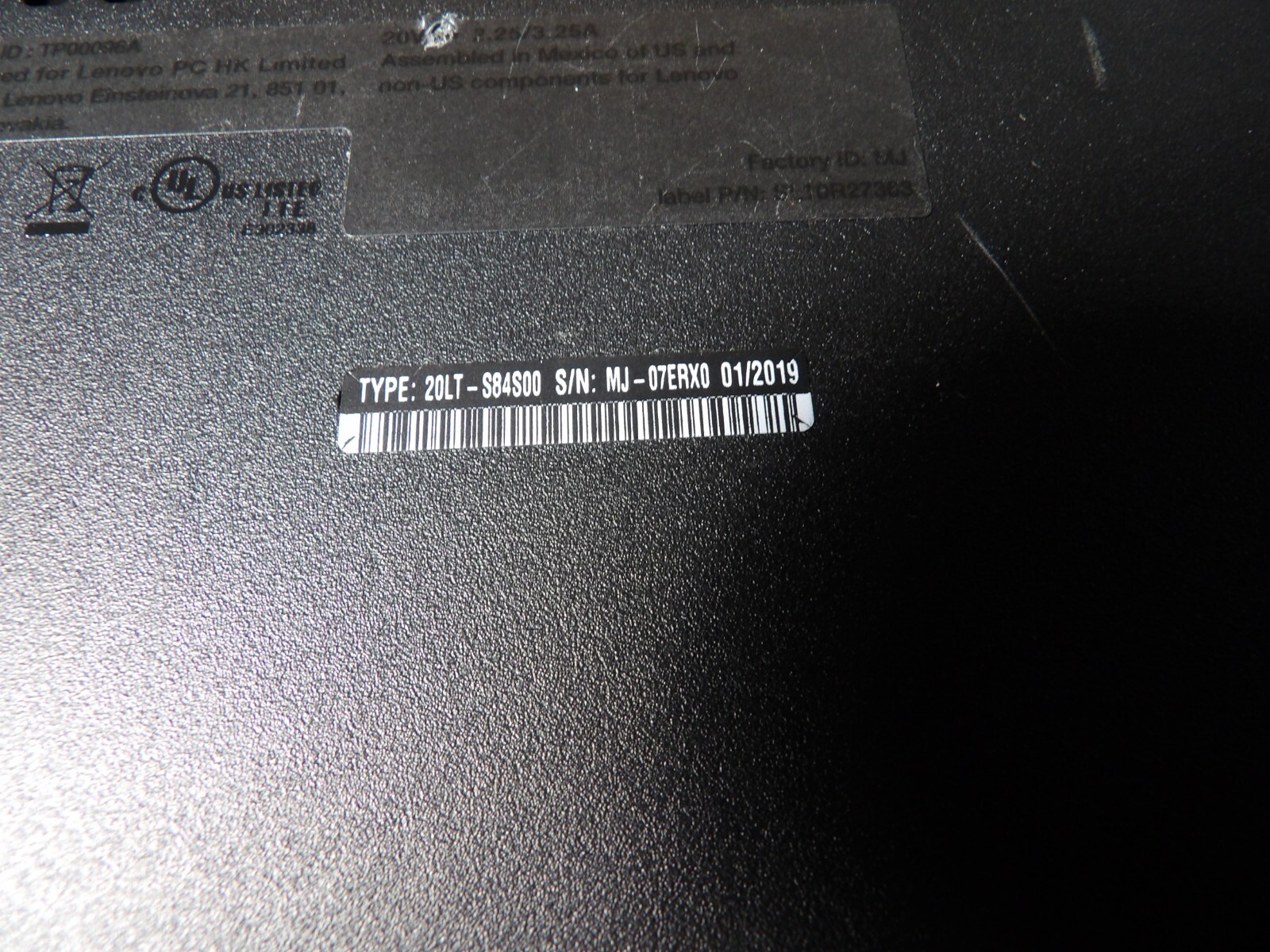 THINKPAD LENOVO L480 INTEL CORE I5 8TH GEN 8GB RAM **BIOS L0CKED **NO HD