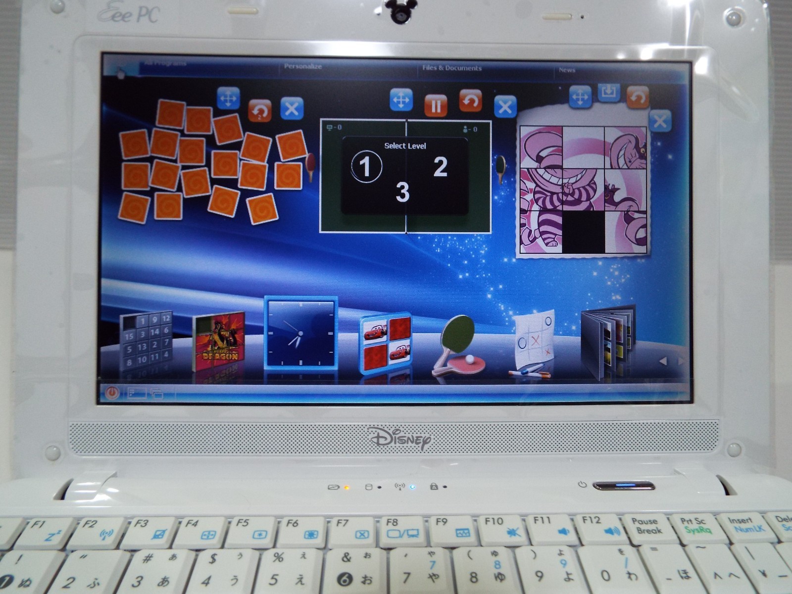 ASUS 8.9″ Disney notebook laptop computer Eee PC MK90H in Princess Pink with box