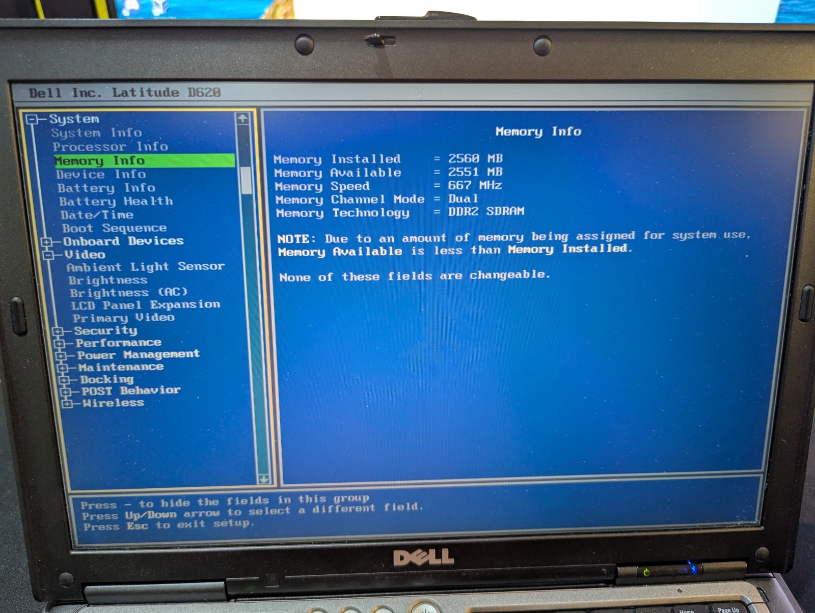 Dell Latitude D620 2.5GB RAM Laptop Windows 10 Pro, 240GB SSD – TESTED
