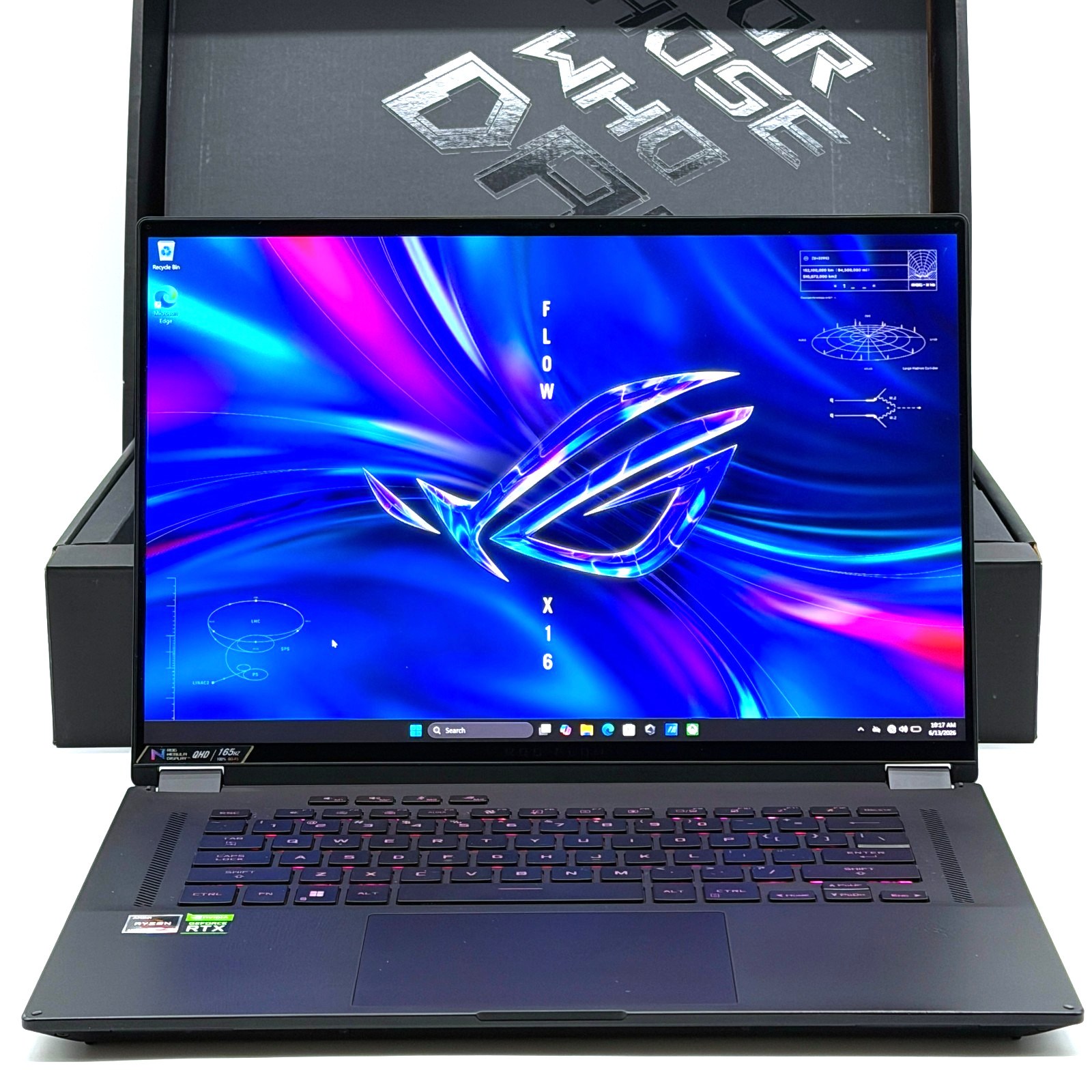 ROG Flow X16 GV601 16 QHD+ TOUCH 3.3GHz Ryzen 9 *UPGRADED 32GB RAM* RTX 3060
