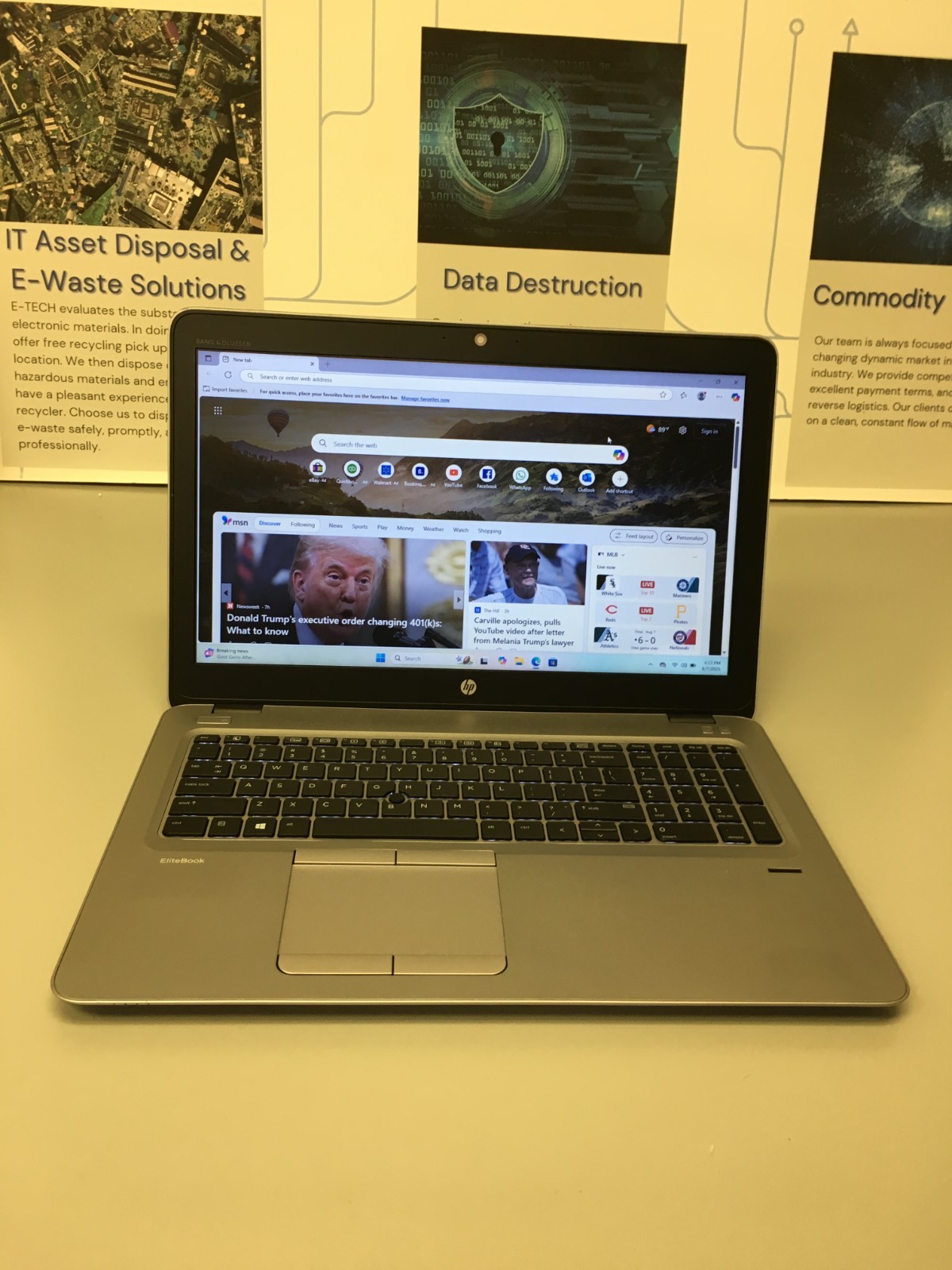 HP Elitebook 850 G3 15.6″ Core i5 6th gen 2.30Ghz 8GB RAM 128 GB SSD WIN 11 PRO