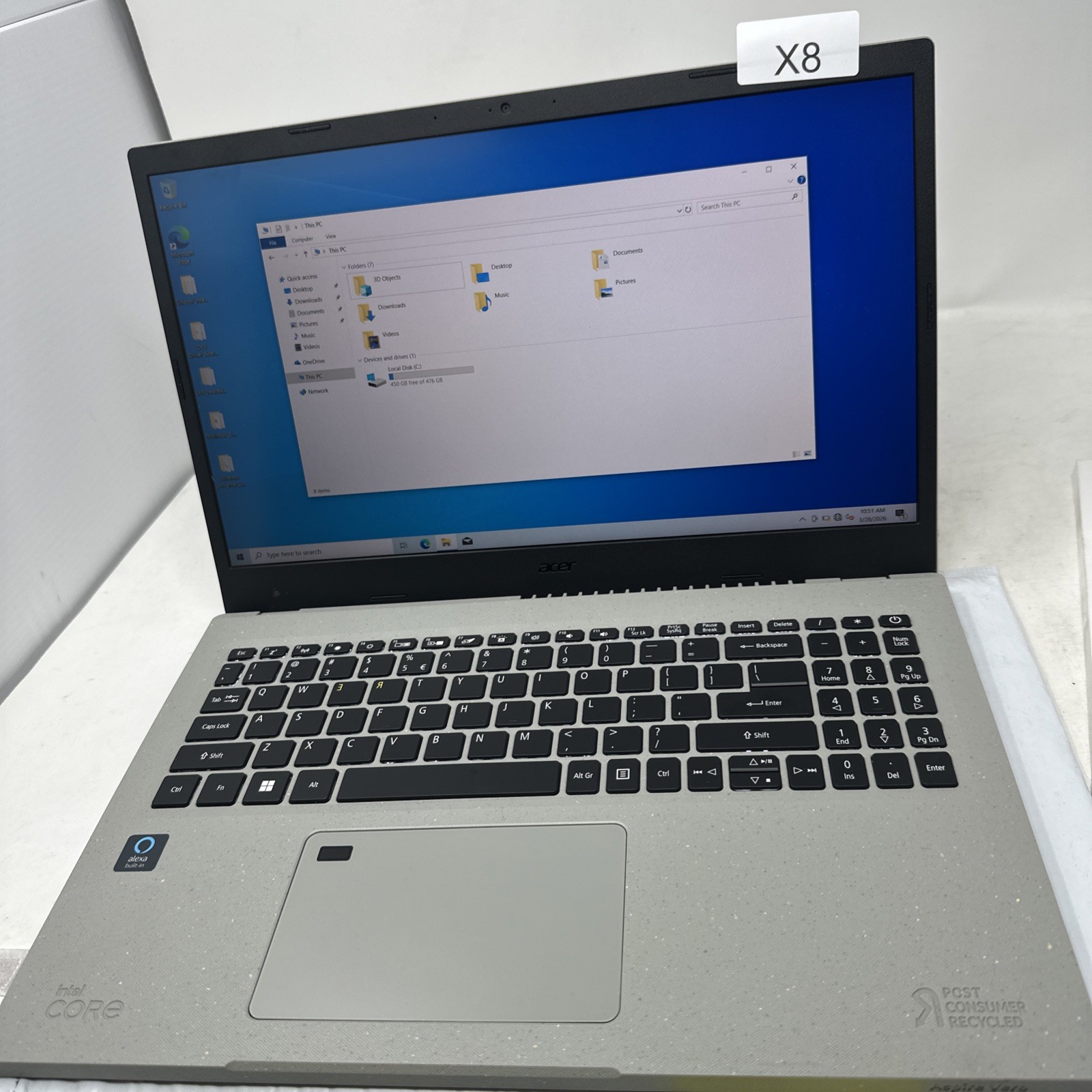 Acer Aspire Vero i7 gen11 16rem alexa built-in