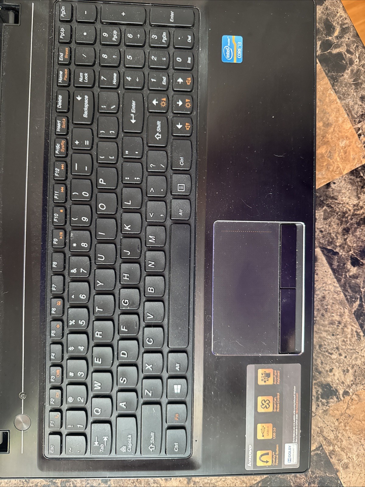 LENOVO G580 Laptop w/ Intel Core i3-3120M 2.50 GHZ + 4 GB