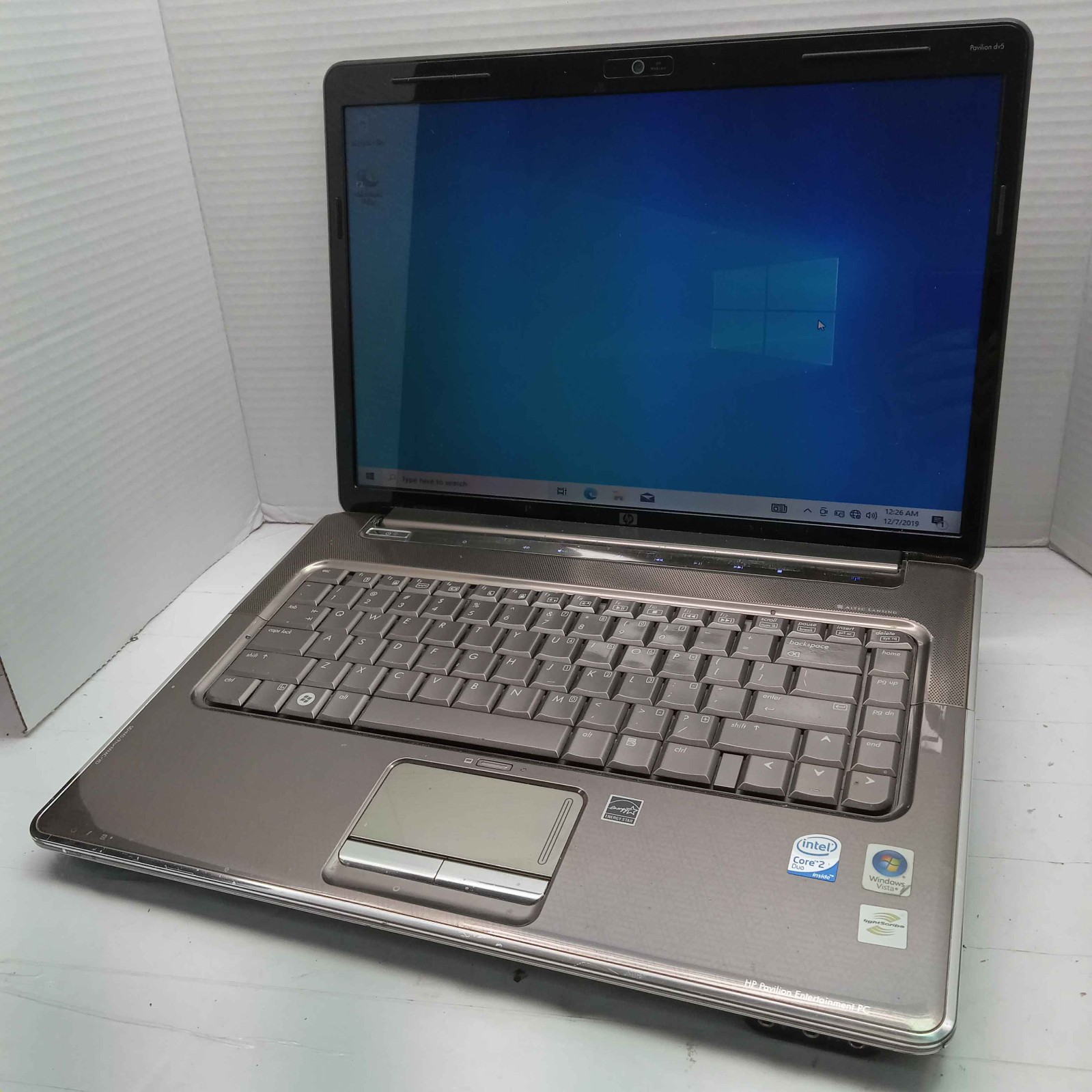 HP Pavilion dv5 15.4″ Windows 10 Laptop Core 2 Duo T6400 4GB RAM 320GB HDD READ^