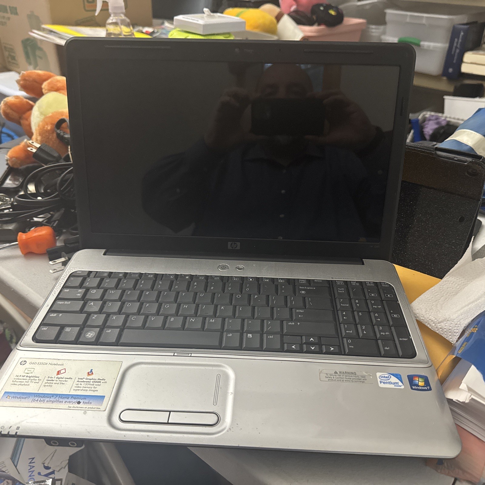 HP G60-635DX NOTEBOOK 15.6in Dual T4300 WITH UP TO 1309MB