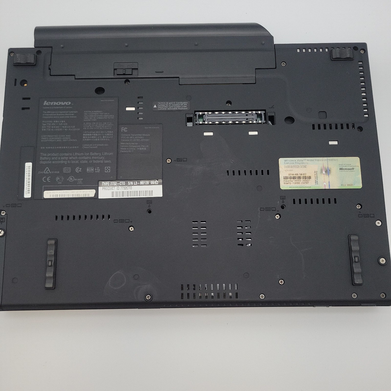 Lenovo Thinkpad Intel Core 2 Duo CPU T8300 @ 2.40GHz L126