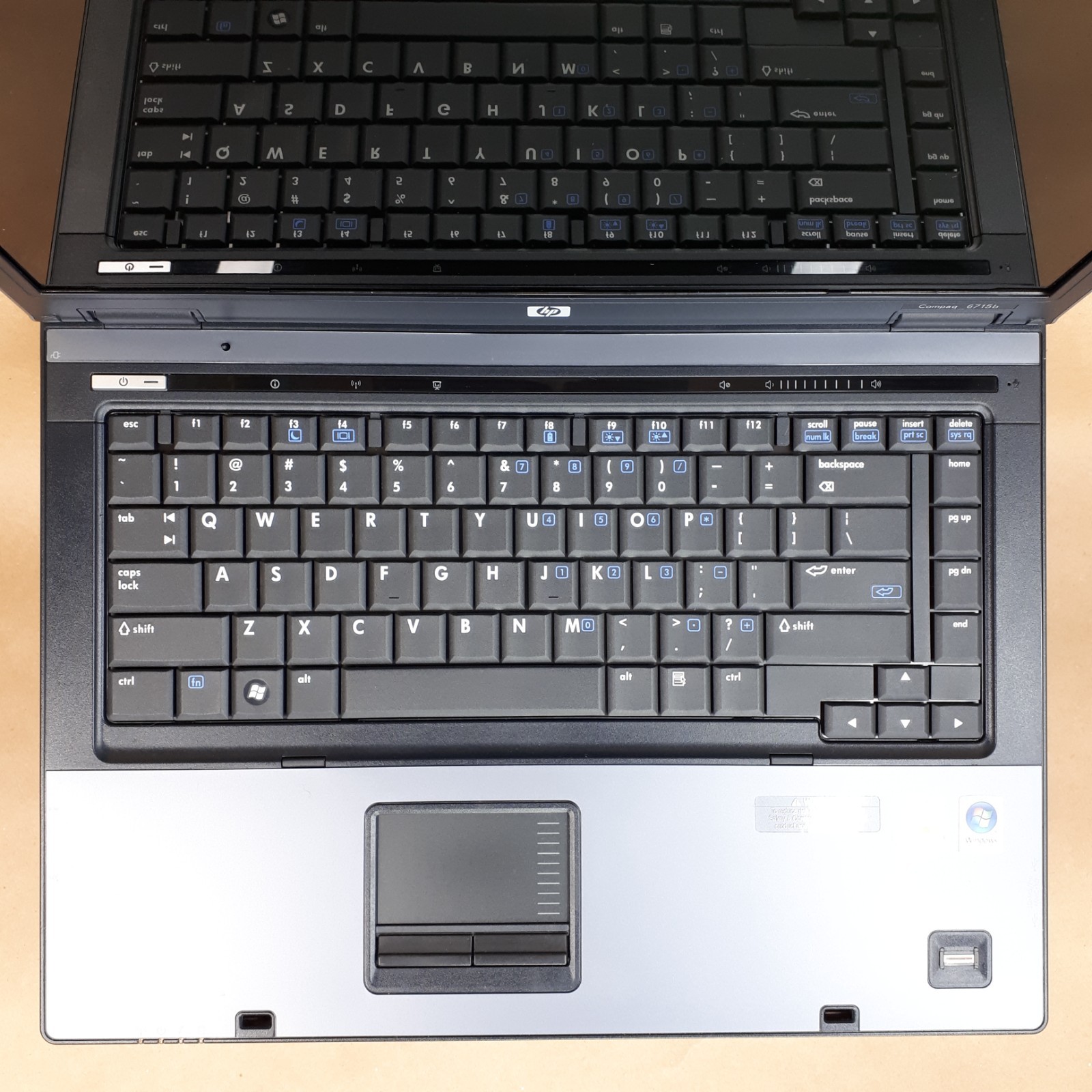 HP Compaq 6715b 15.4″ Laptop AMD Turion 64 X2 4GB RAM 250GB HDD Boots/Bios H4053
