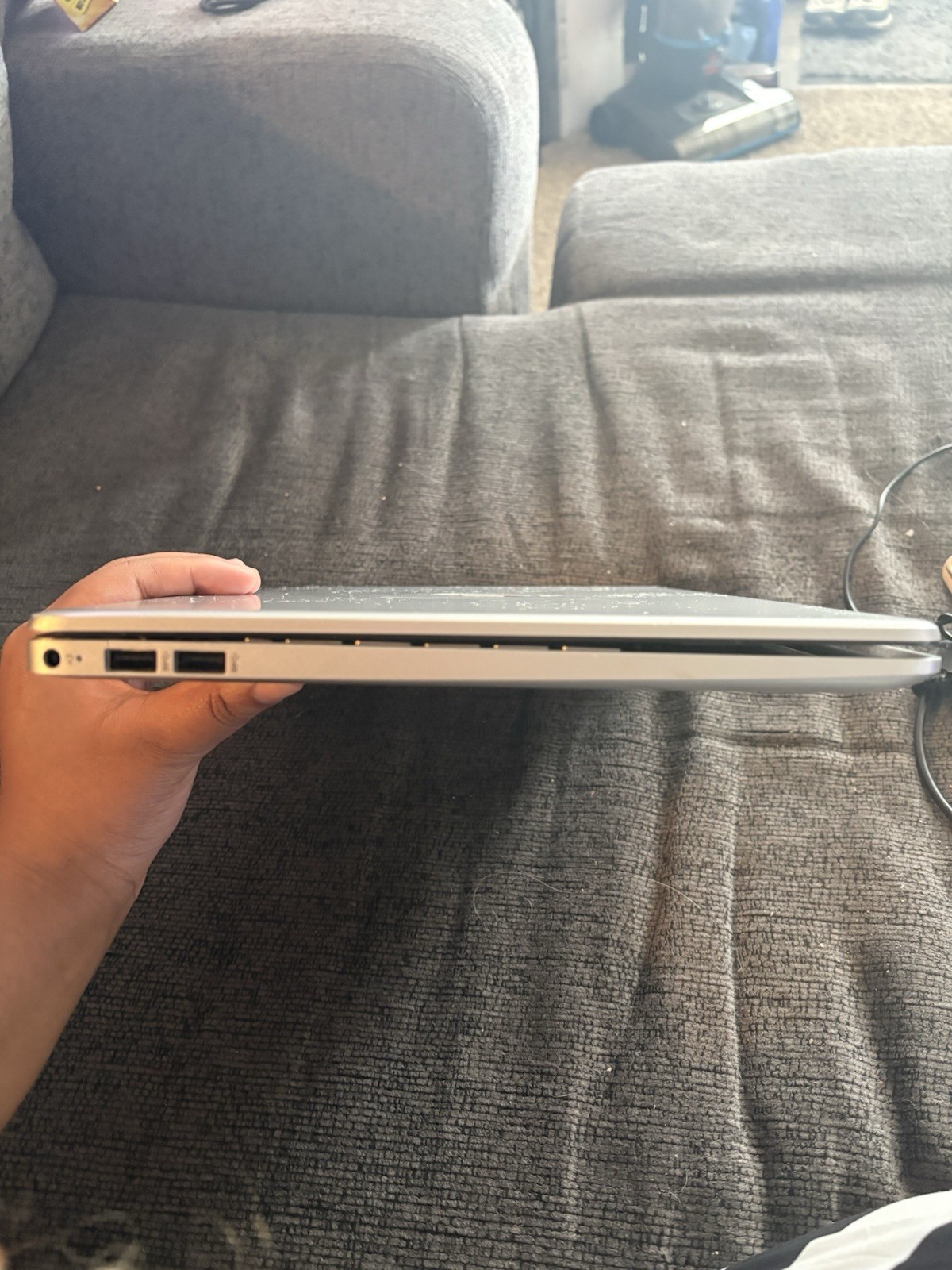 HP Silver Notebook/Laptop USB HDMI SD Card Built-in Webcam Microphone