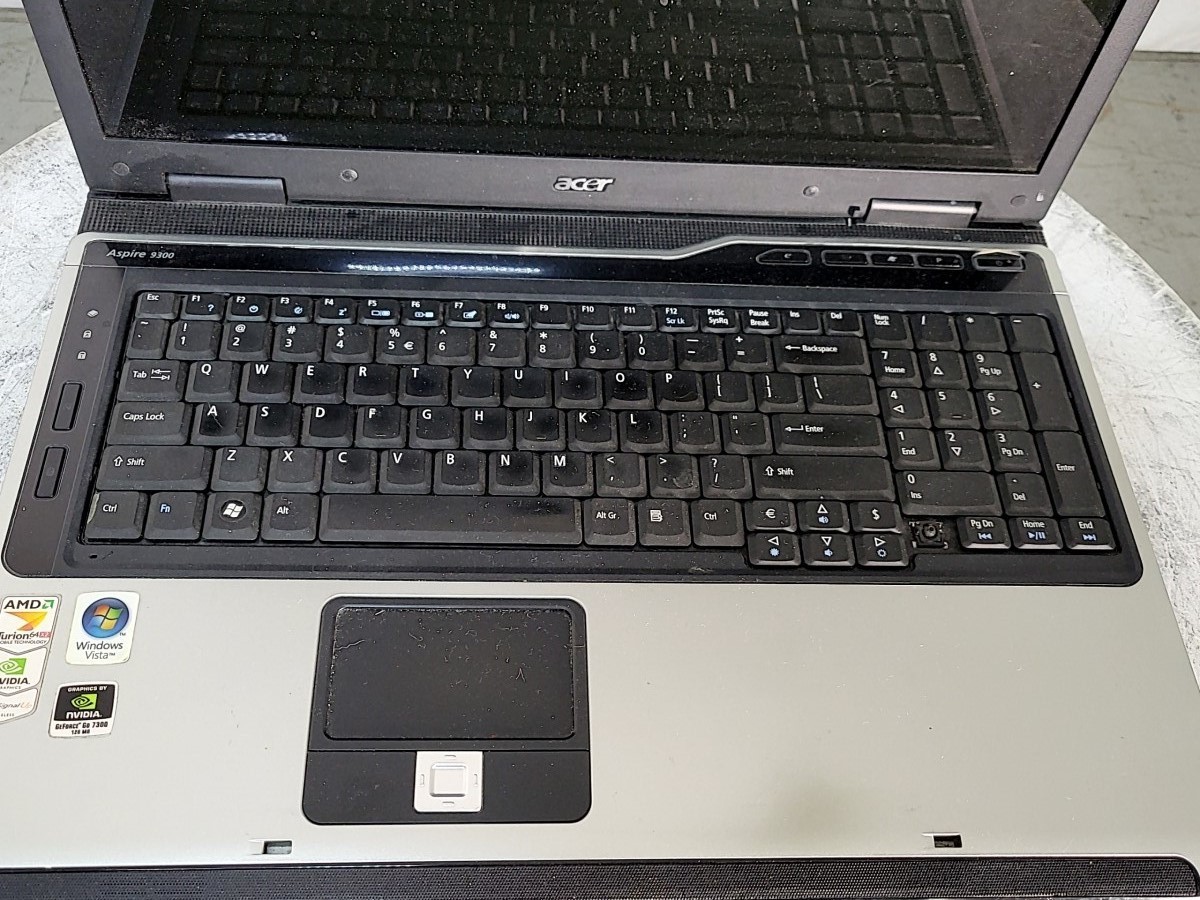 ACER ASPIRE 9300 MS2195 Laptop AMD TURION 64 X2 MOBILE TL-50 2GB 120GB SEE NOTES