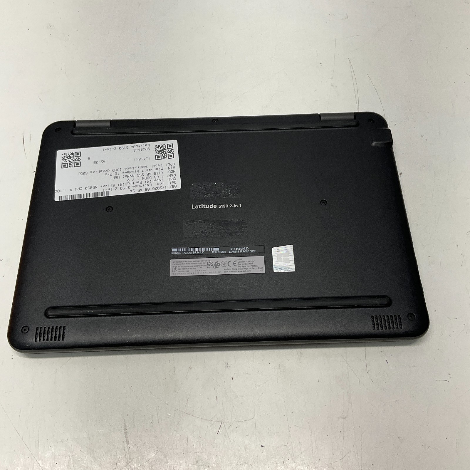 Dell Latitude 3190 2-in-1 Laptop 11.6″ Pentium Silver N5030 4GB RAM 128GB SSD