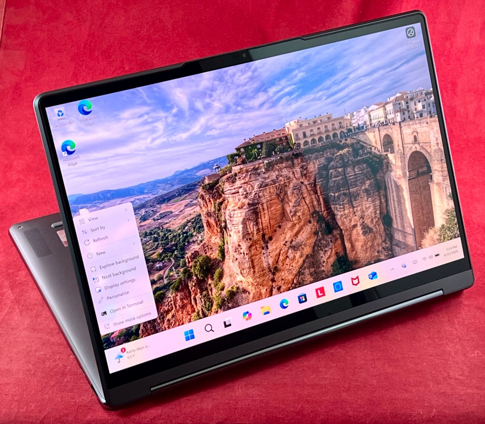 4K LENOVO YOGA 9i 14″ CONVERTIBLE LAPTOP 1 TB SSD 16GB RAM INTEL i7-1360P +CASE!