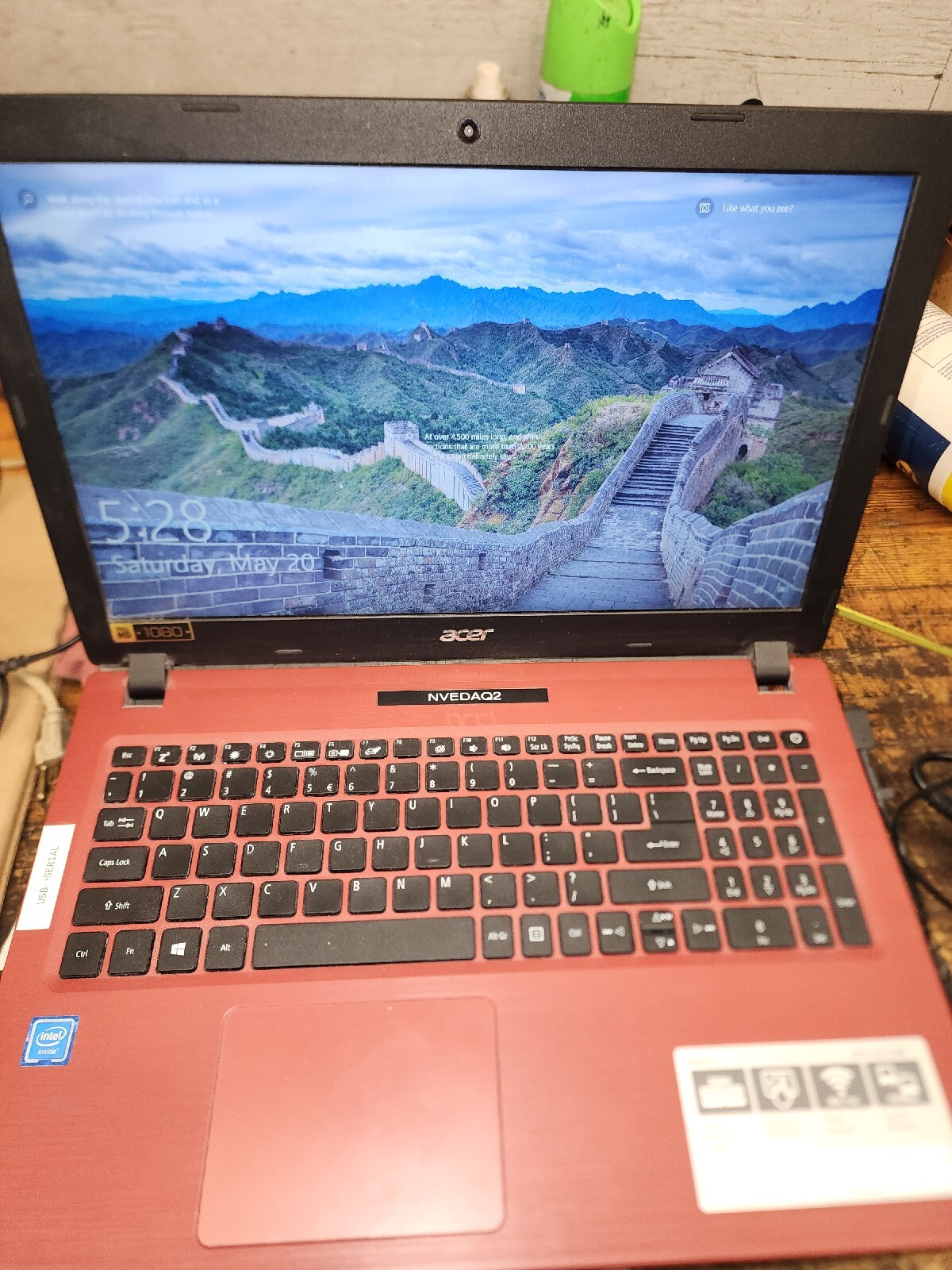 Acer Aspire 3 A315-32-C3KK Intel Celeron Quad Core N4100 DDR4 UHD 4GB