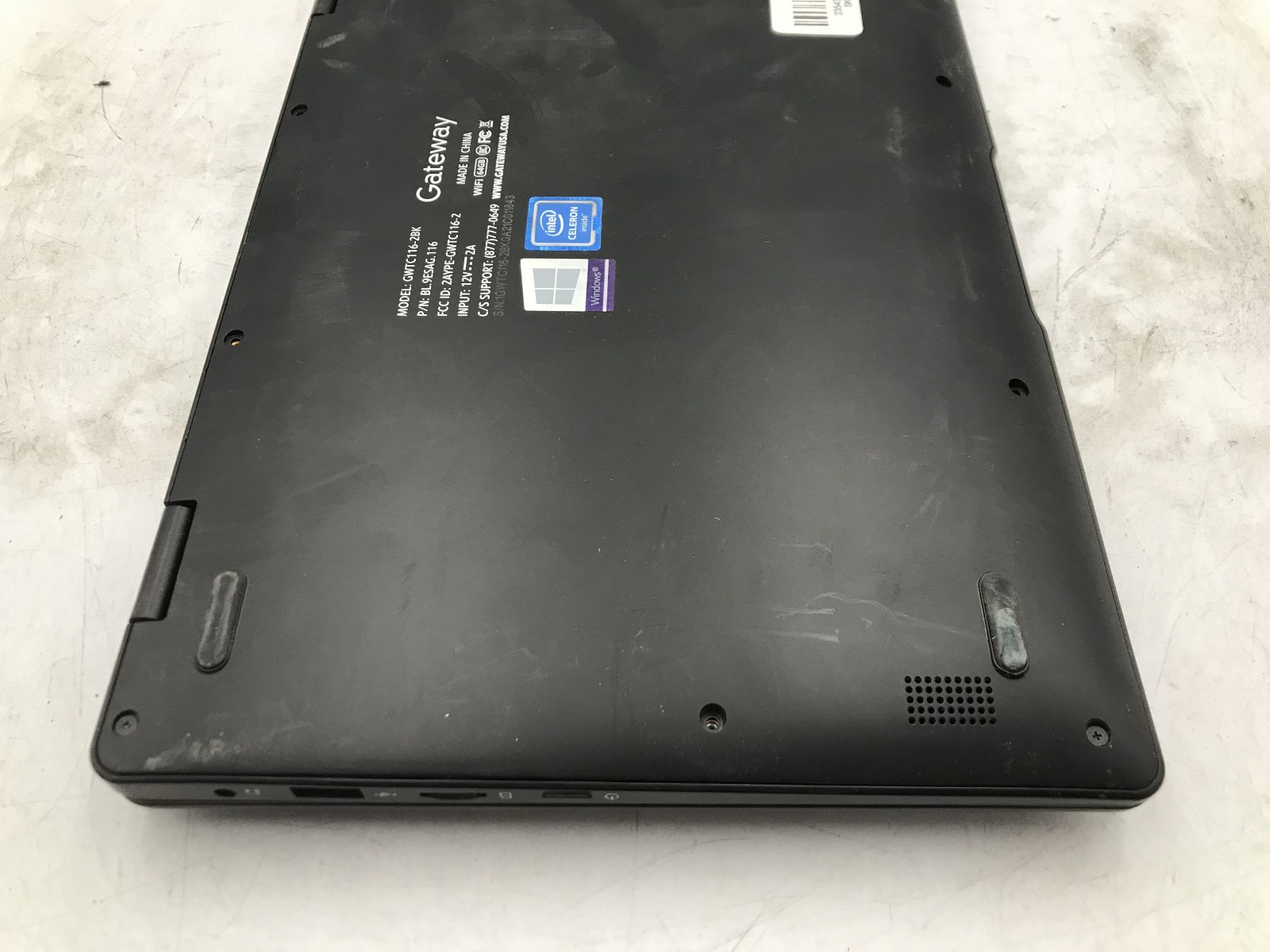 GATEWAY GWTC116 2BK – FOR PARTS/REPAIR – INTEL CELERON N4020 – 4GB RAM -READ- BB
