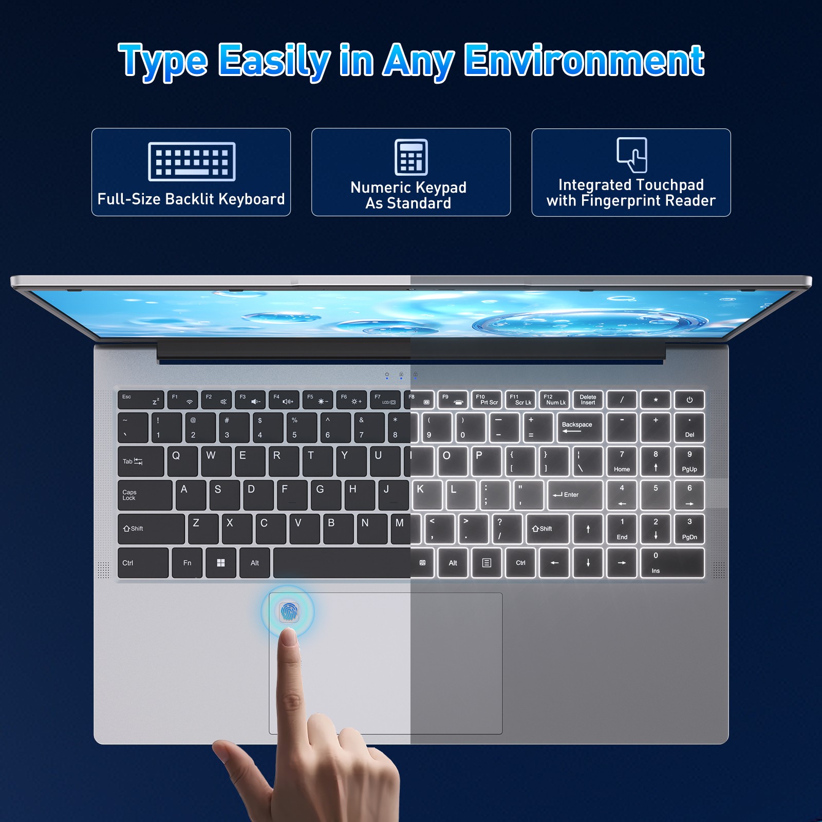 15.6″ FHD IPS Laptop 32GB RAM + 1TB SSD 3050E Windows 11 Pro Multi-Tasking Ready