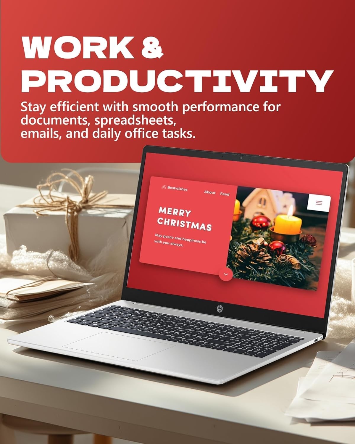 HP 250 G10 15.6″ FHD Business Laptop, 8-Core Intel 7, UP TO 64GB RAM 2TB SSD