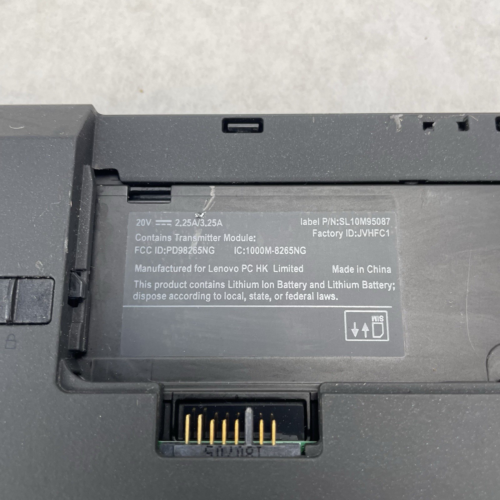 Lenovo ThinkPad T480 14″ i5-8350U 1.70 GHz 8 GB RAM No SSD/OS/AC/Batt – READ