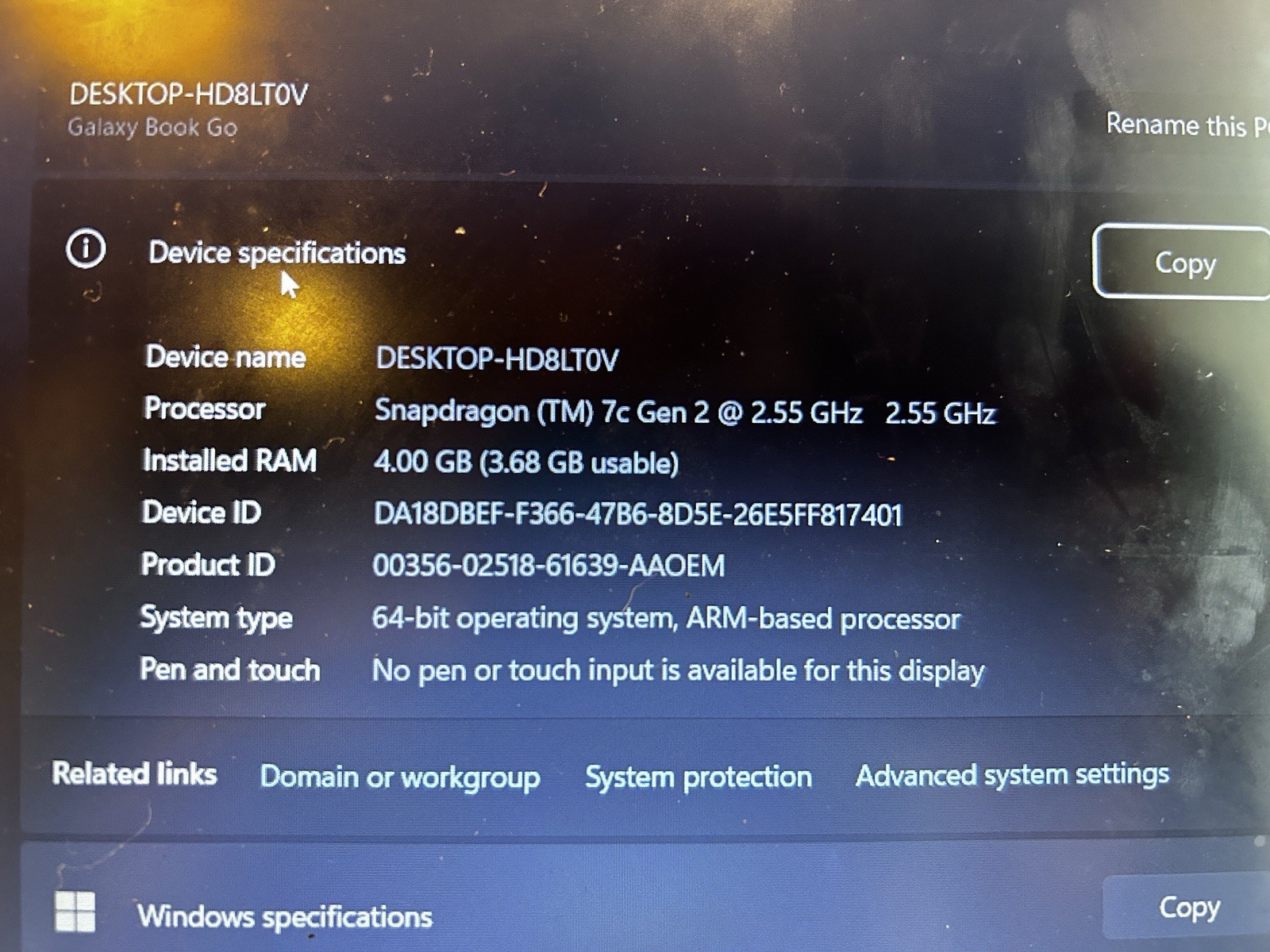 Samsung Model NP340XLA laptop with charger factory reset windows 11 home